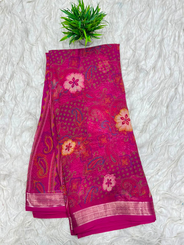 Snake Georgette Sarees