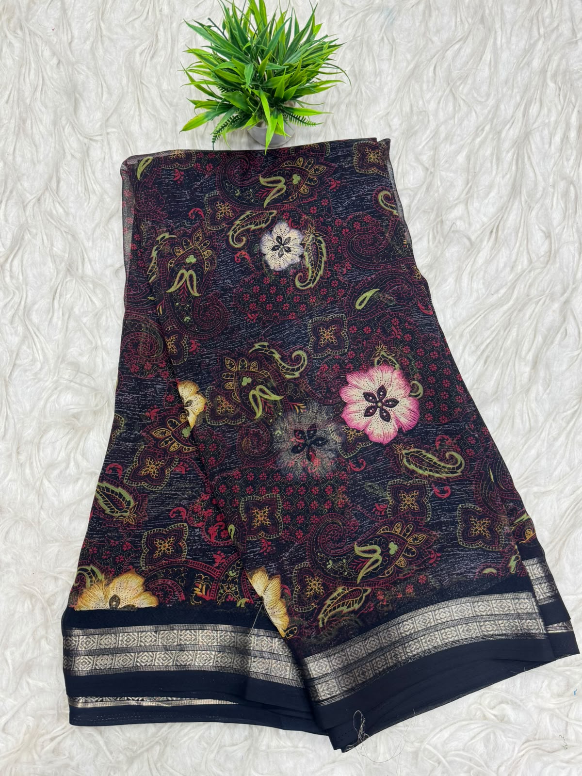 Snake Georgette Sarees