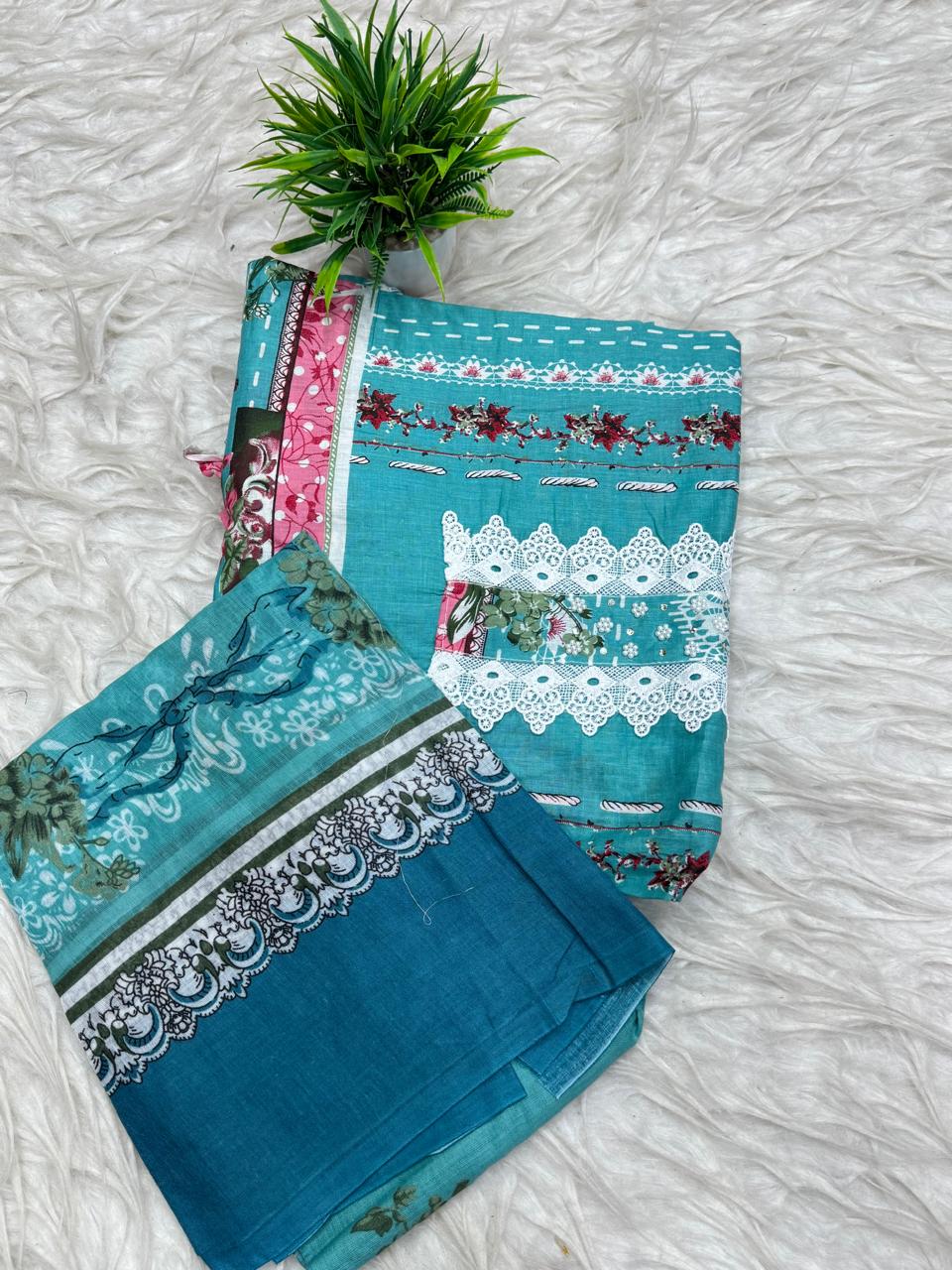 3Pc Set Dress Material