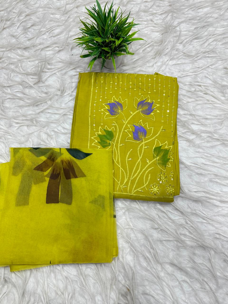 3Pc Set Dress Material