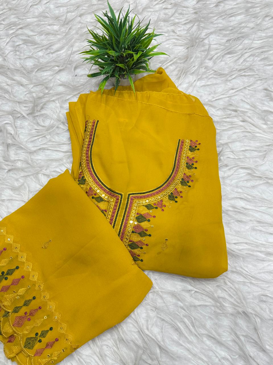 3Pc Set Dress Material