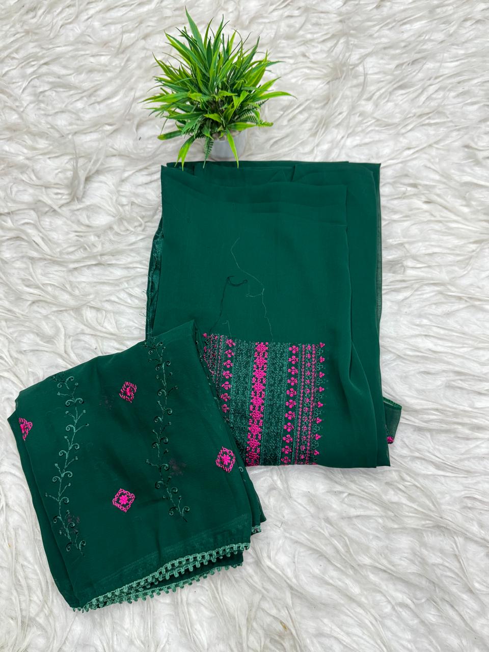3Pc Set Dress Material