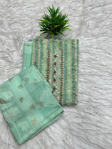 3Pc Set Dress Material