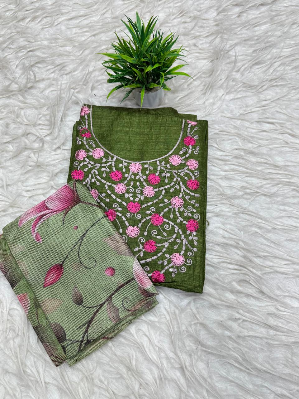 3Pc Set Dress Material