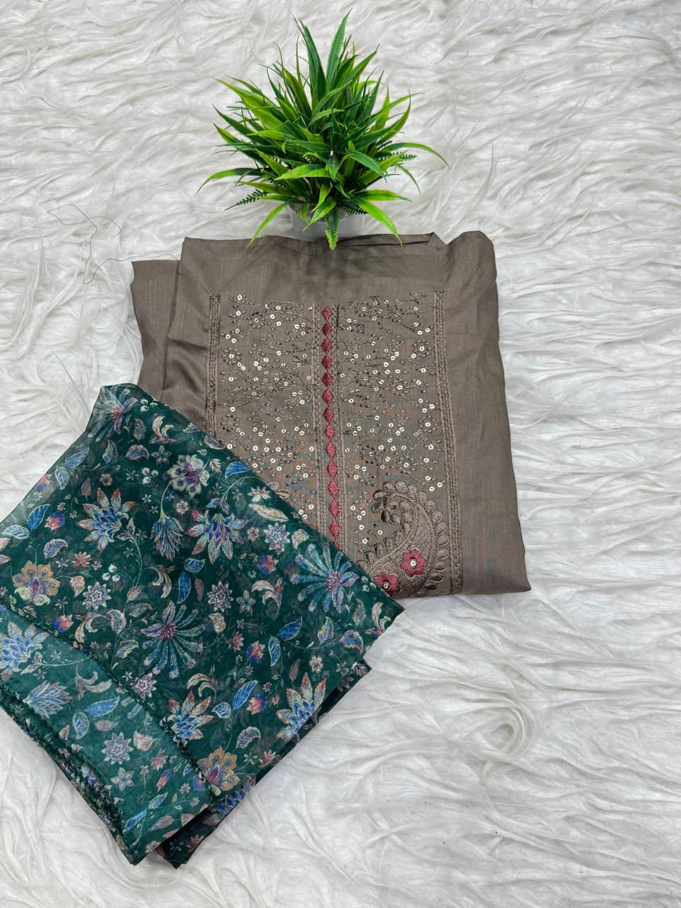 3Pc Set Dress Material