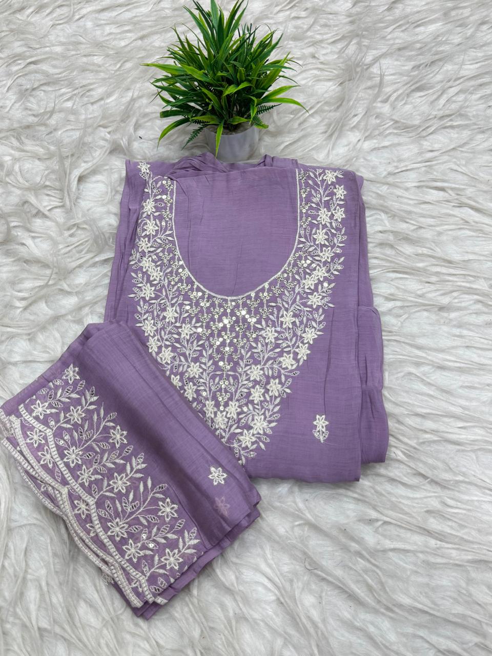3Pc Set Dress Material