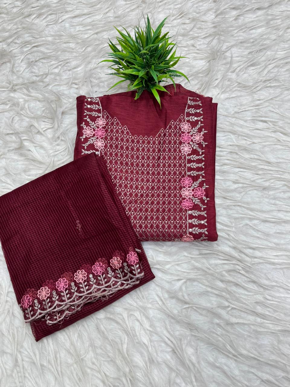 3Pc Set Dress Material