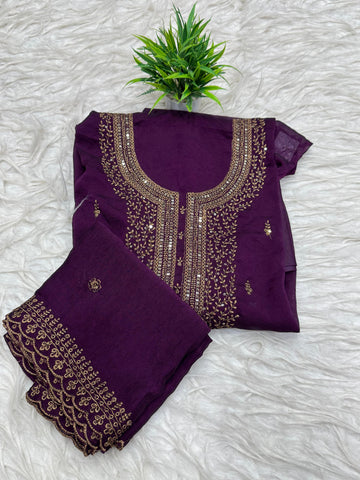 3 Piece Set Dress Material