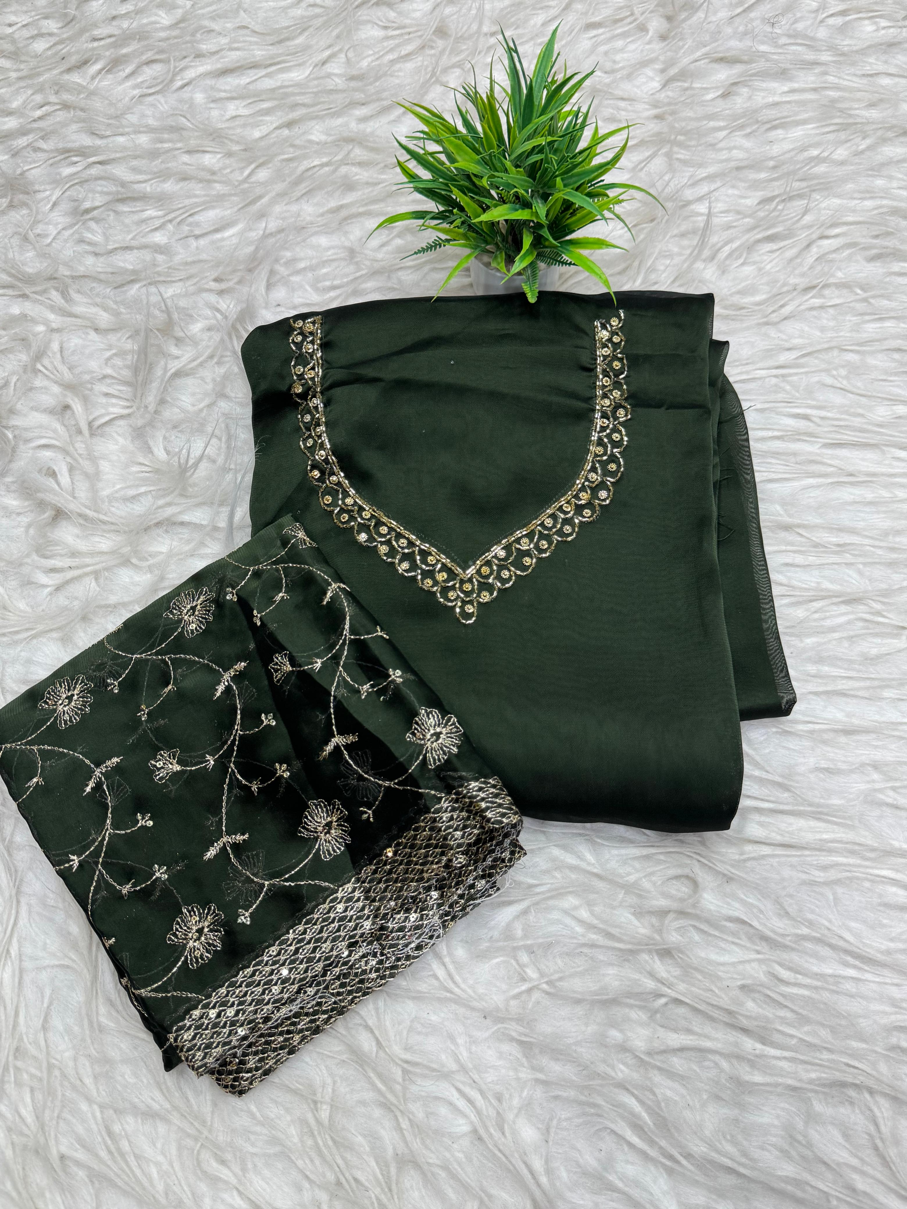 3 Piece Set Dress Material