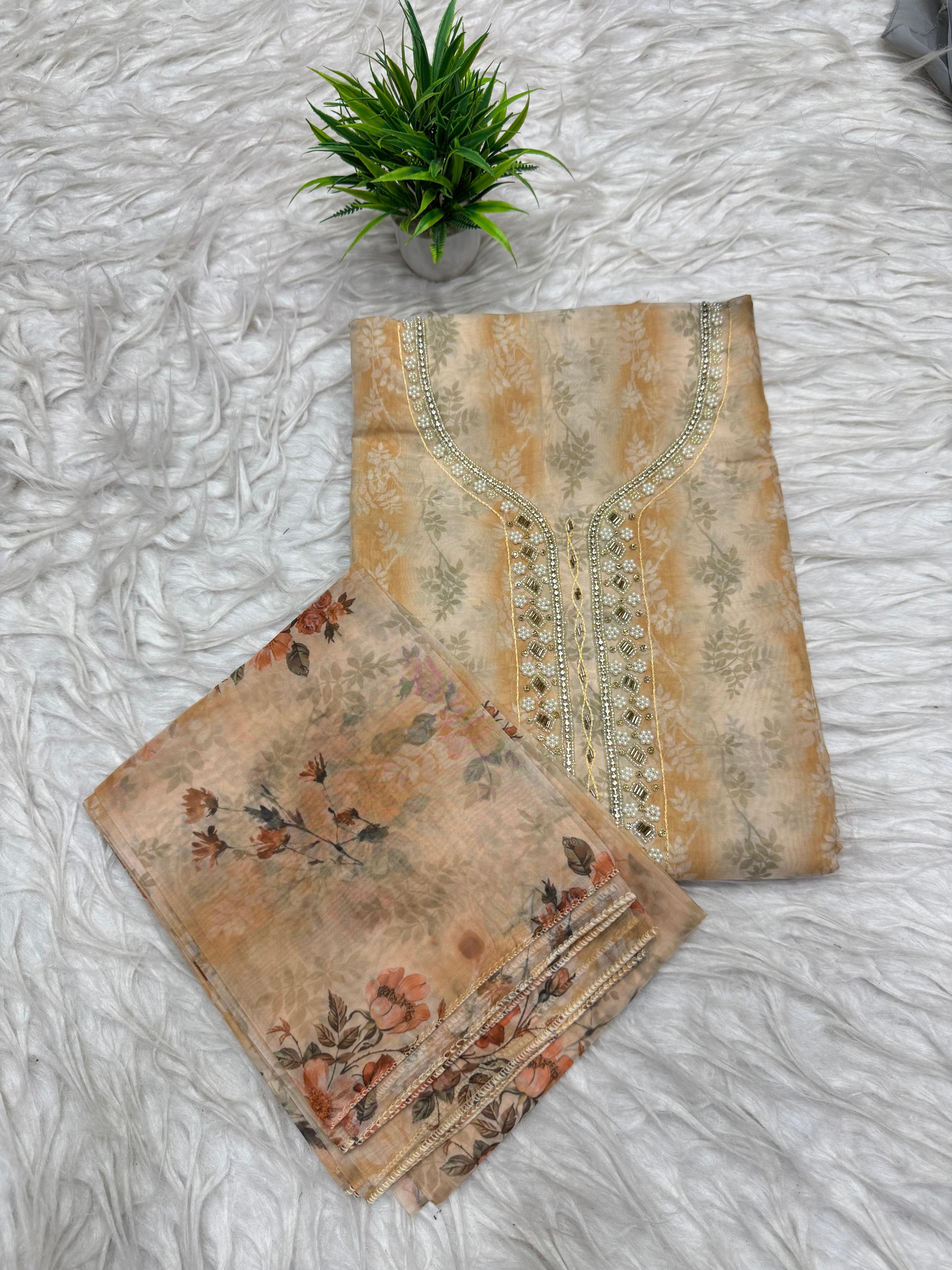 3 Piece Set Dress Material