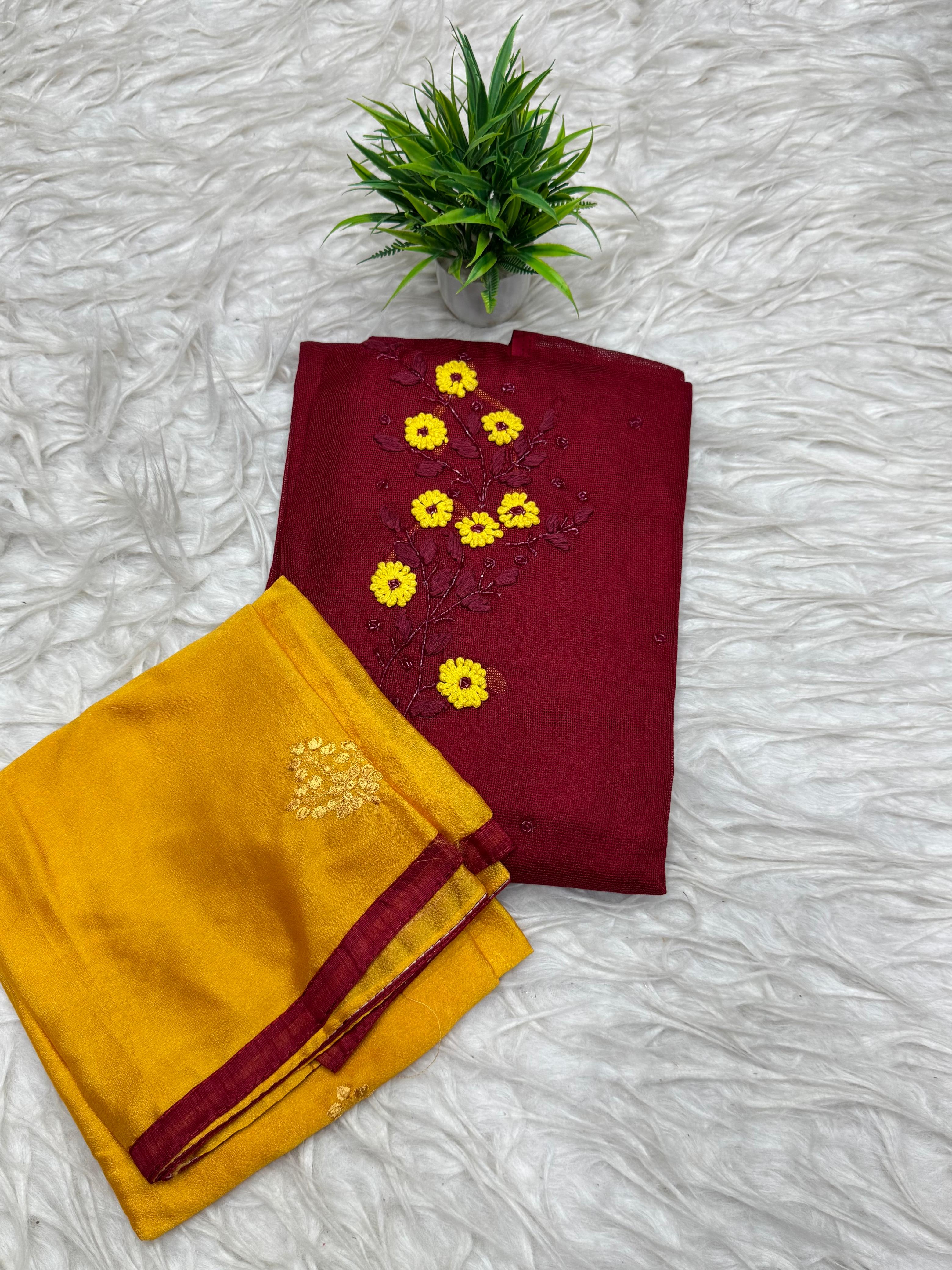 3 Piece Set Dress Material