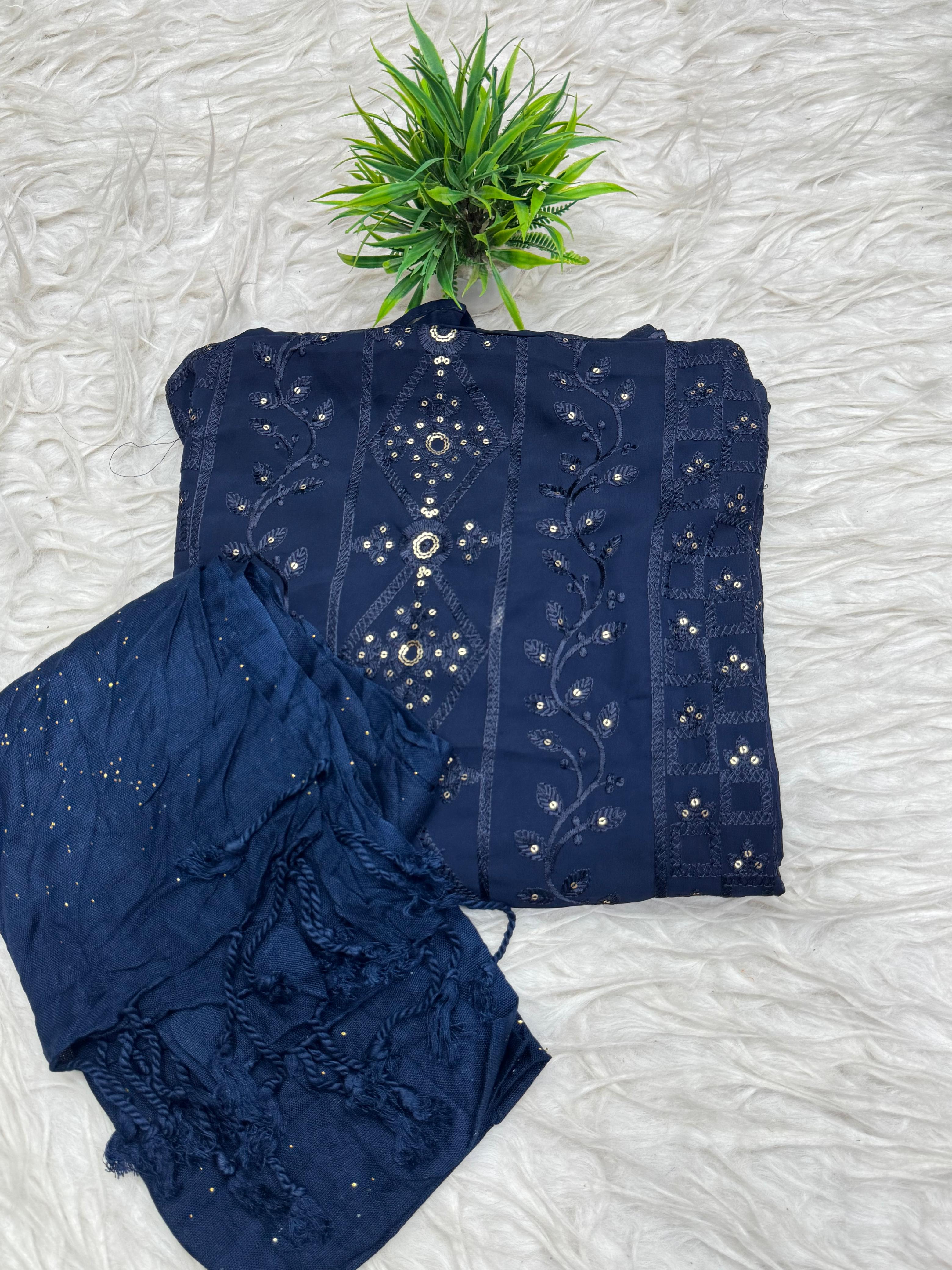 3 Piece Set Dress Material