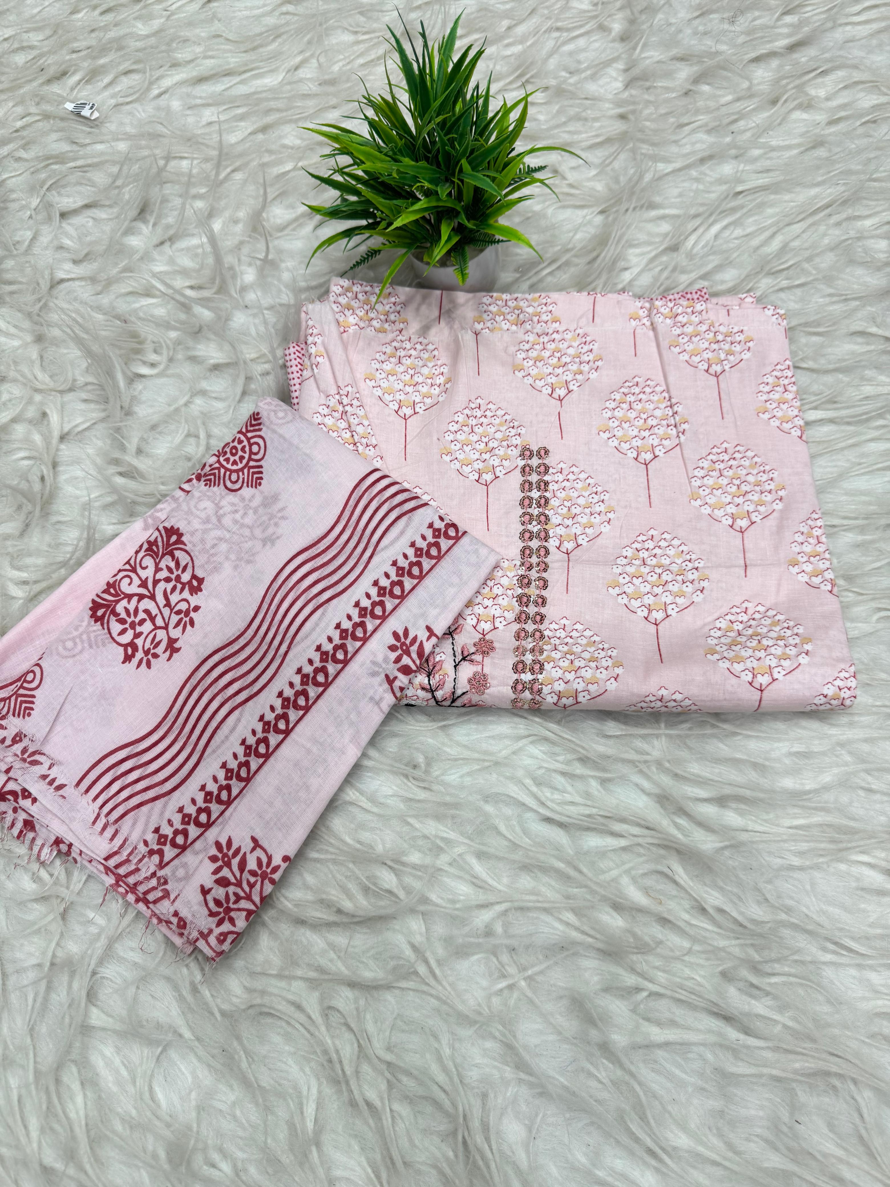 3 Piece Set Dress Material