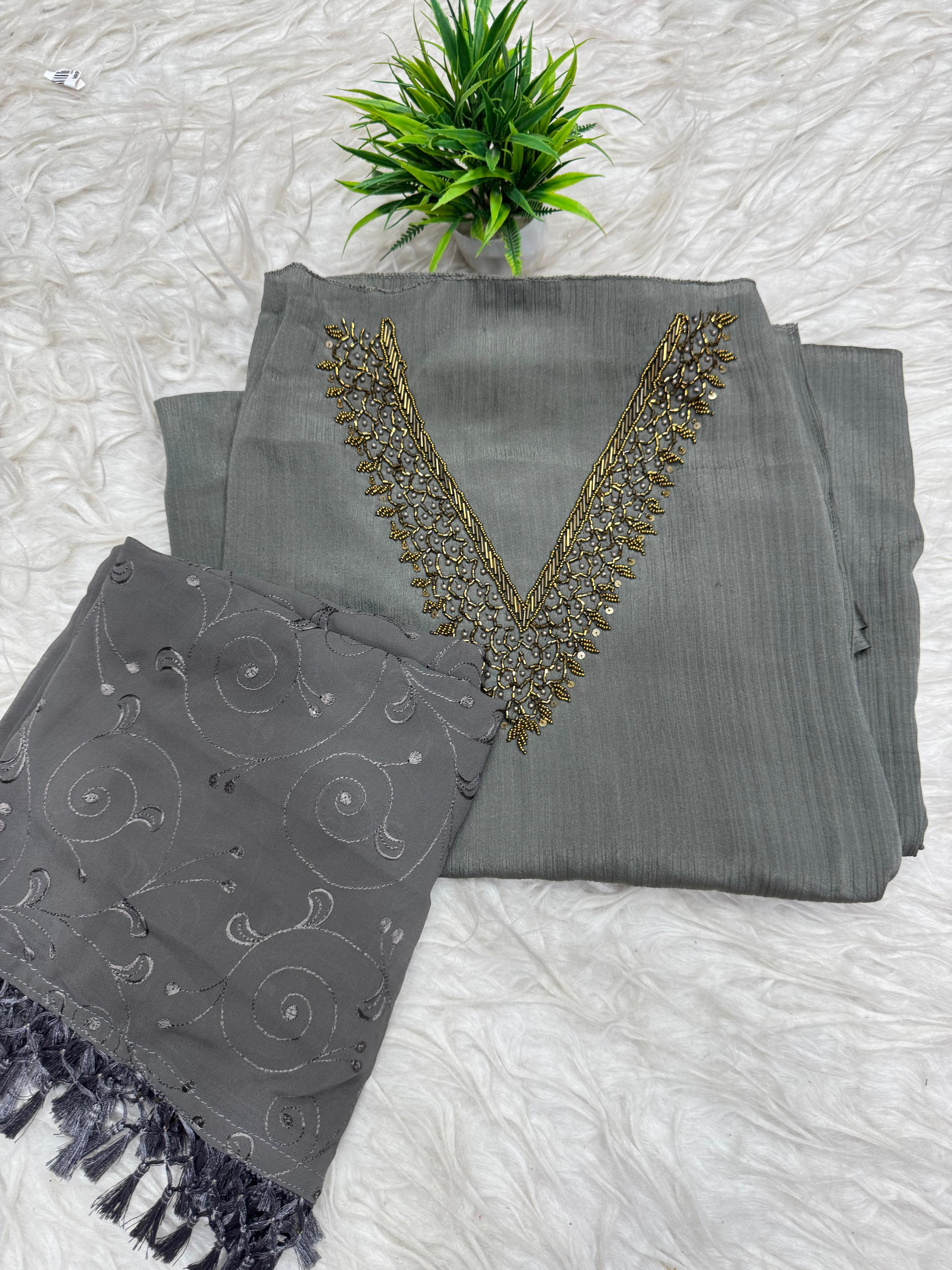 3 Piece Set Dress Material
