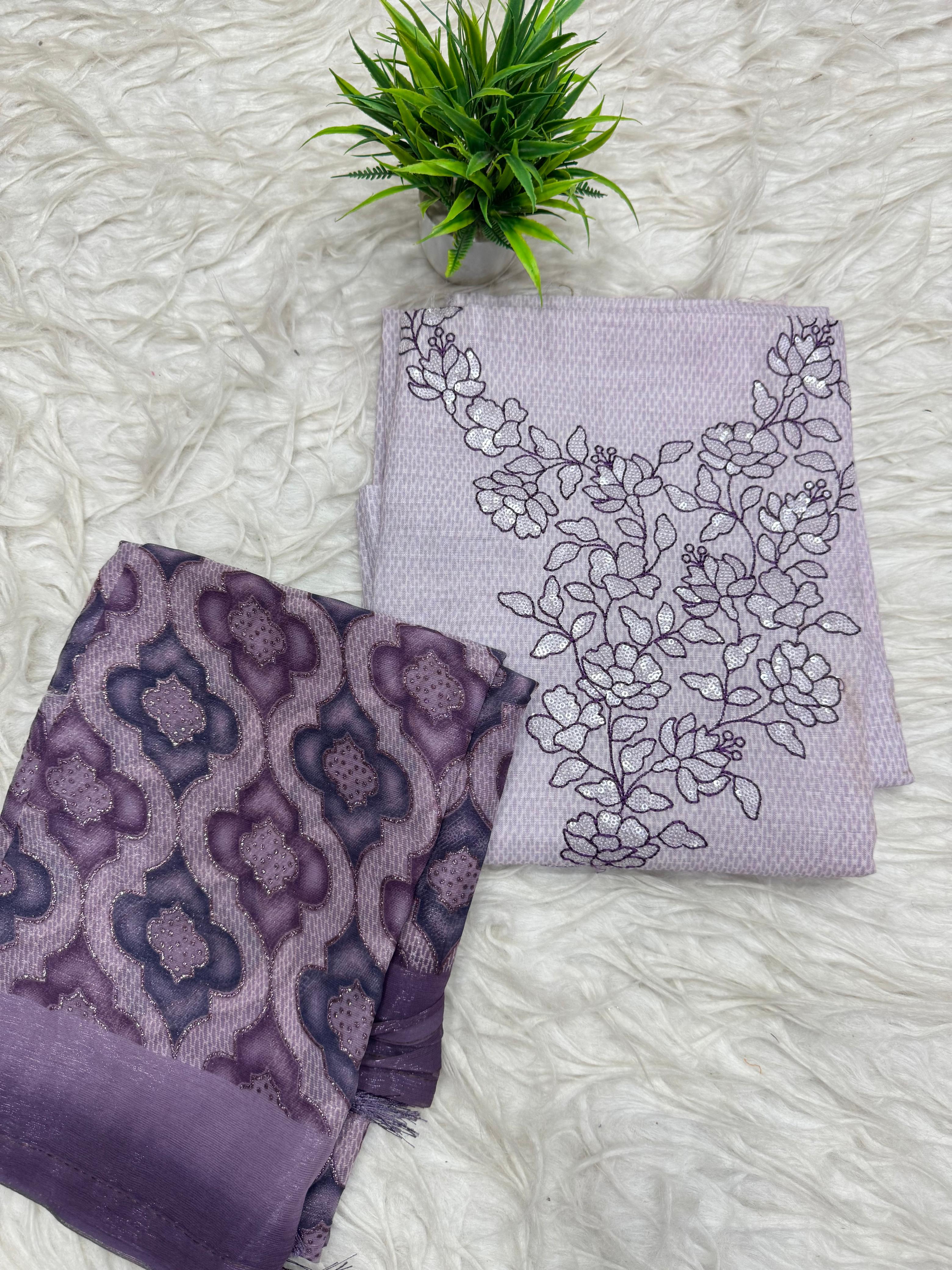 3 Piece Set Dress Material