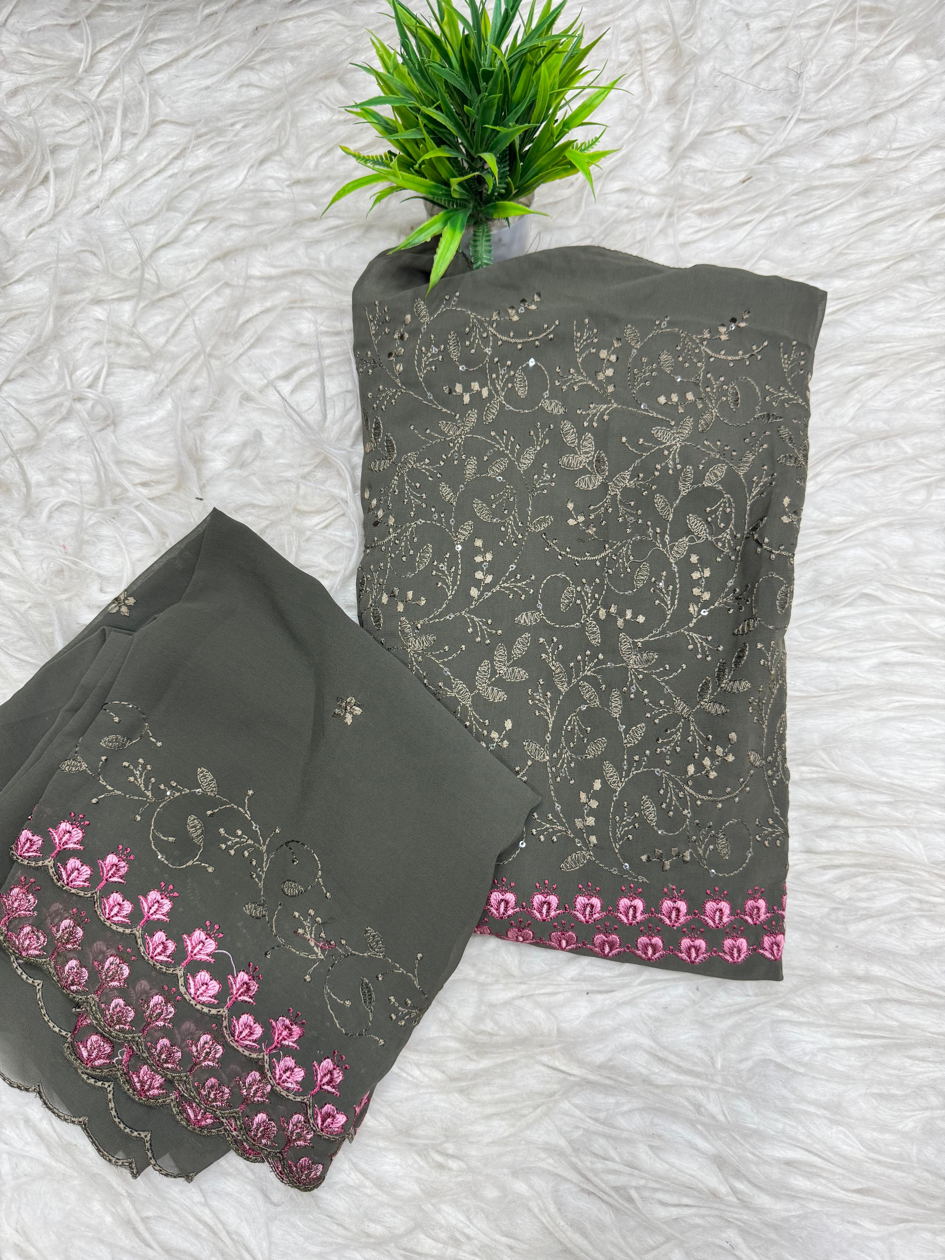 3 Piece Set Dress Material