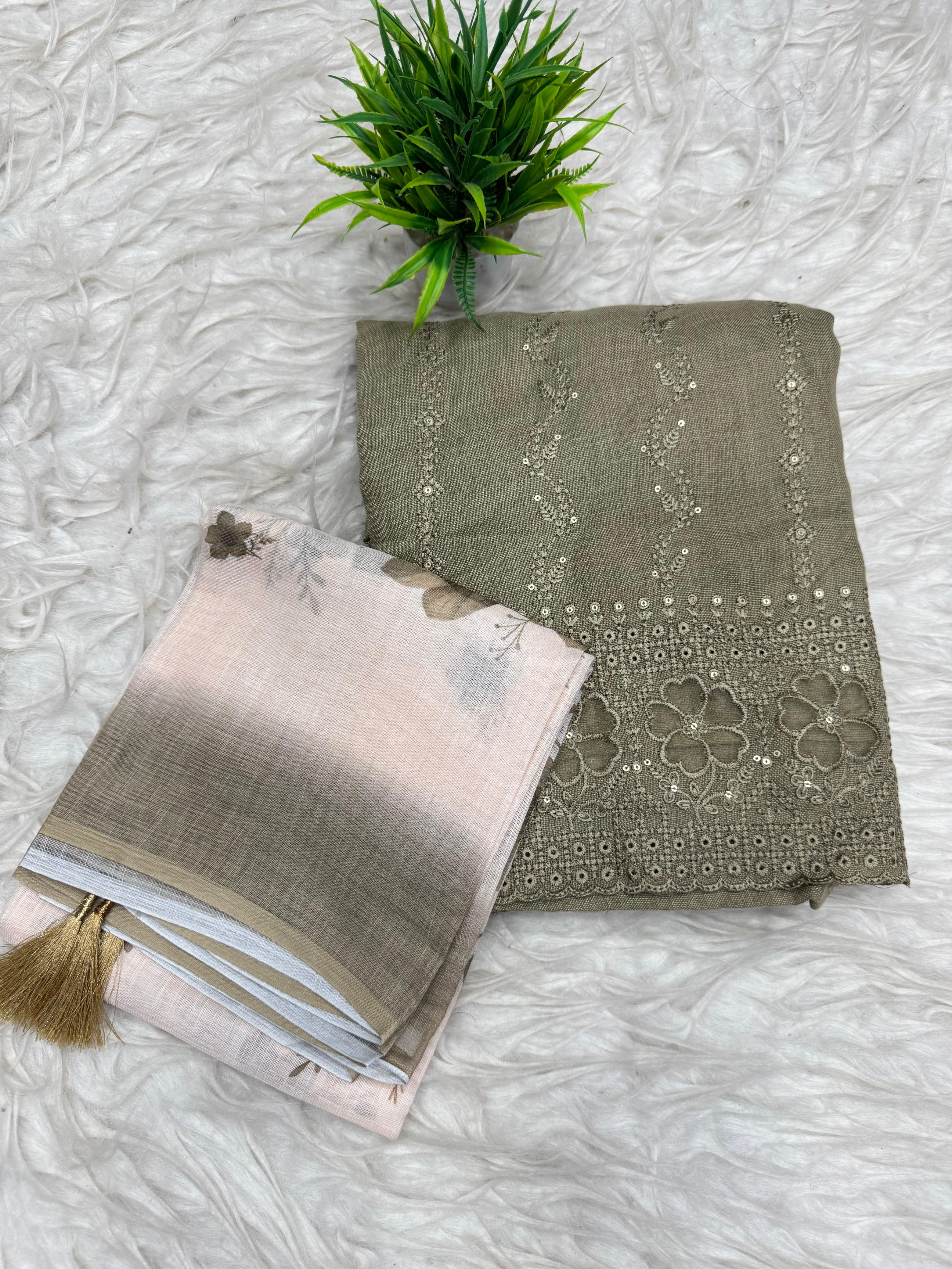 3 Piece Set Dress Material