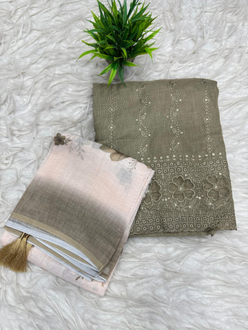 3 Piece Set Dress Material