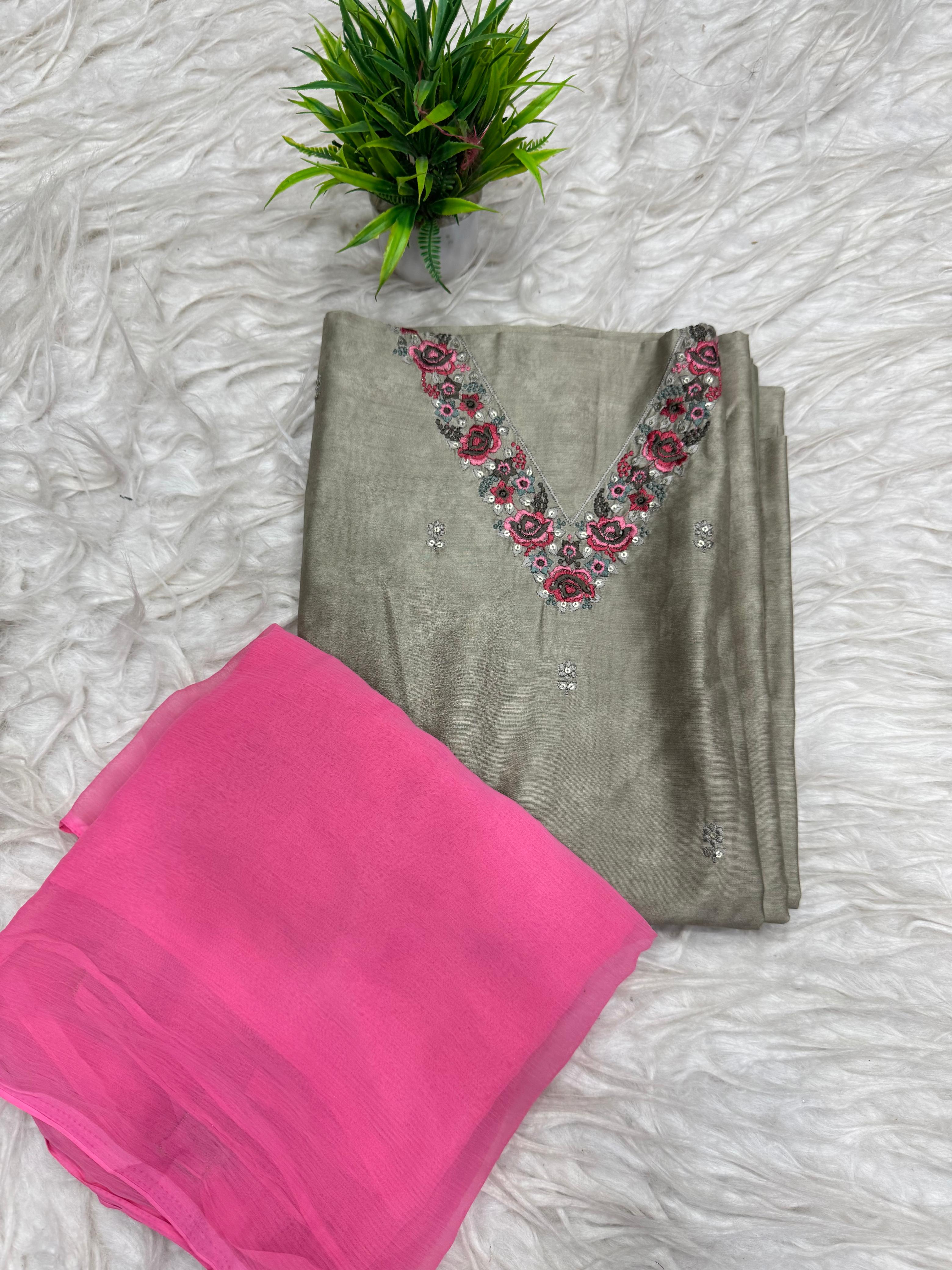 3 Piece Set Dress Material