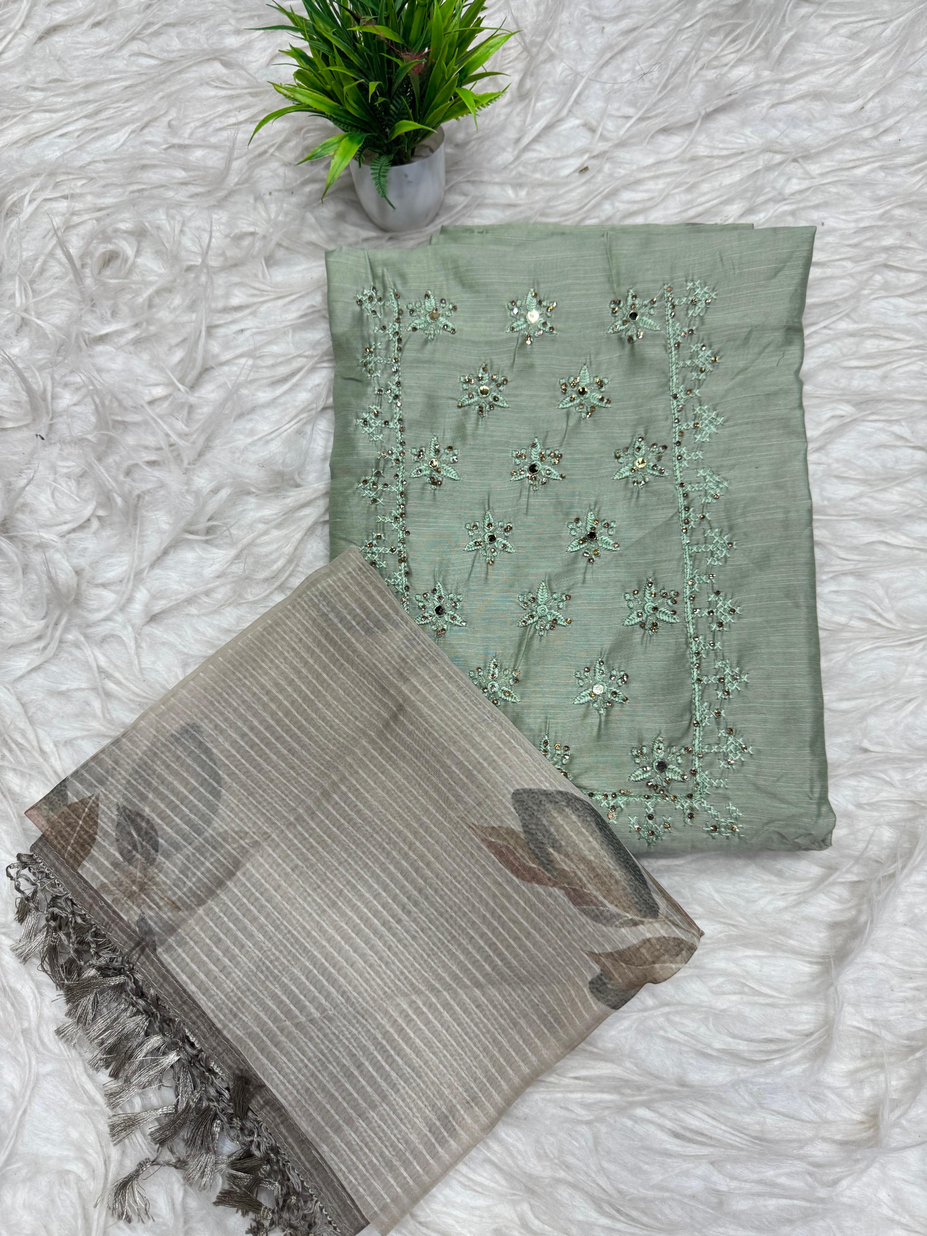 3 Piece Set Dress Material
