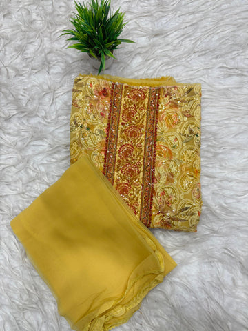 3 Piece Set Dress Material