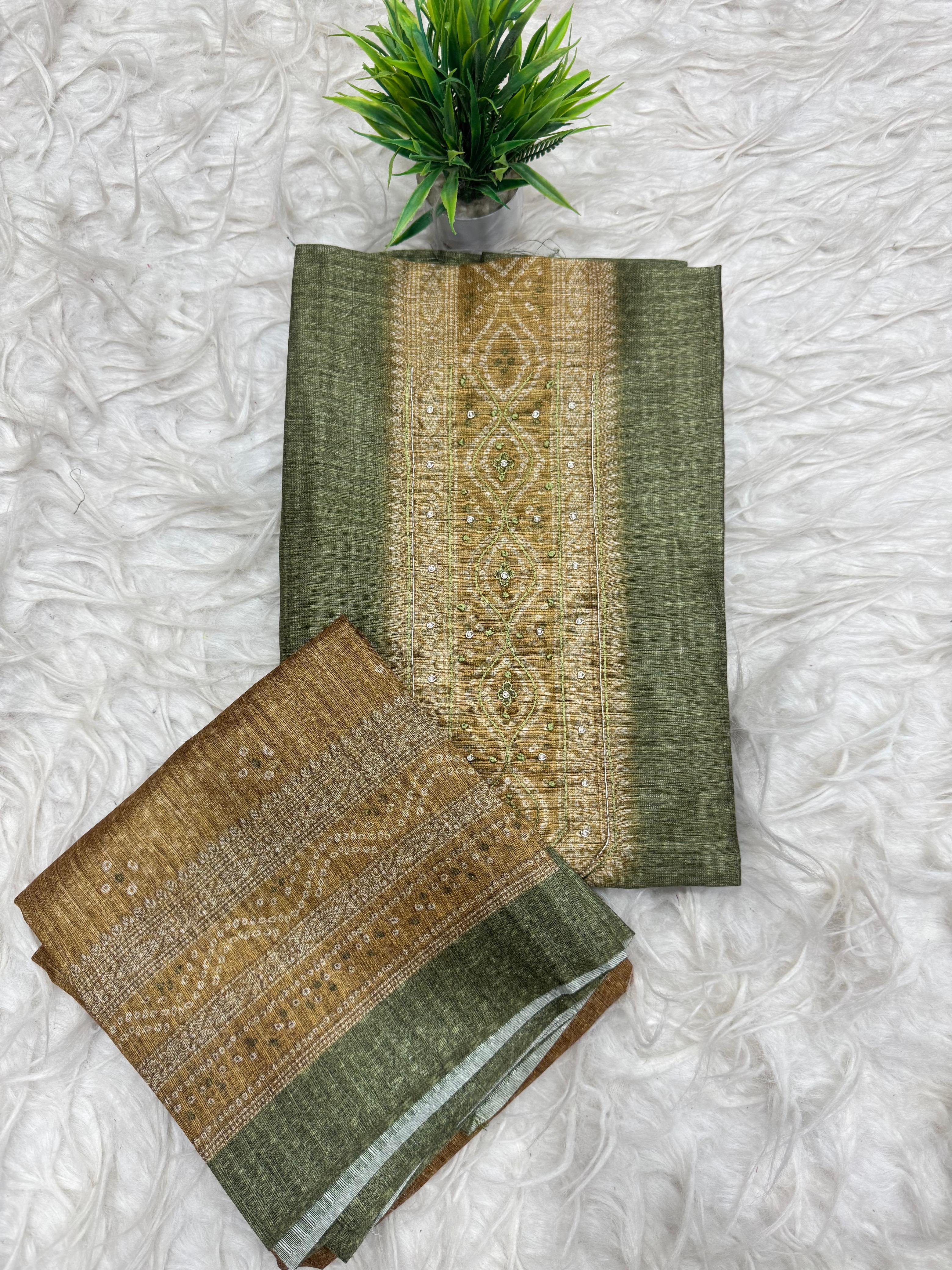 3 Piece Set Dress Material