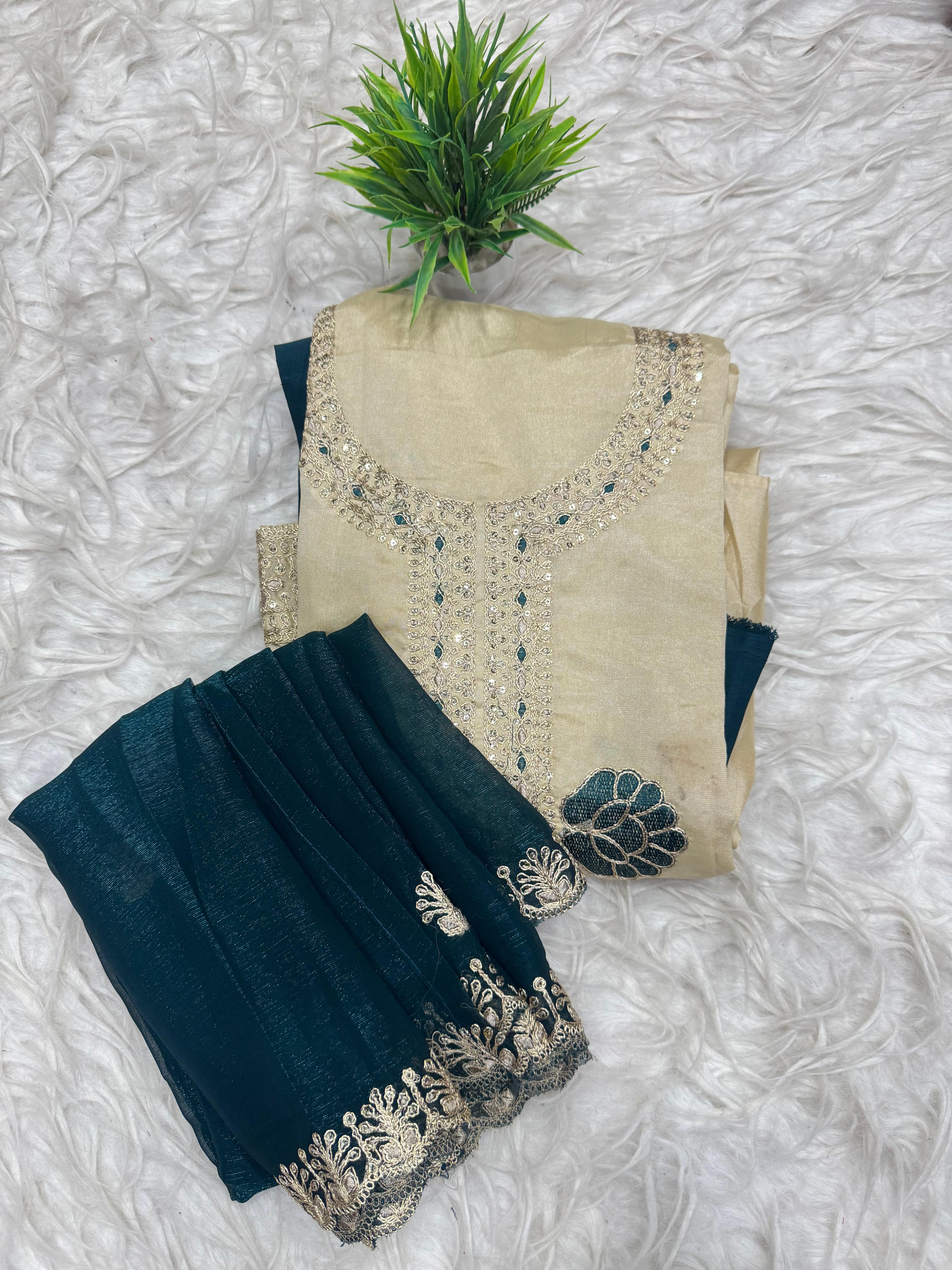 3 Piece Set Dress Material