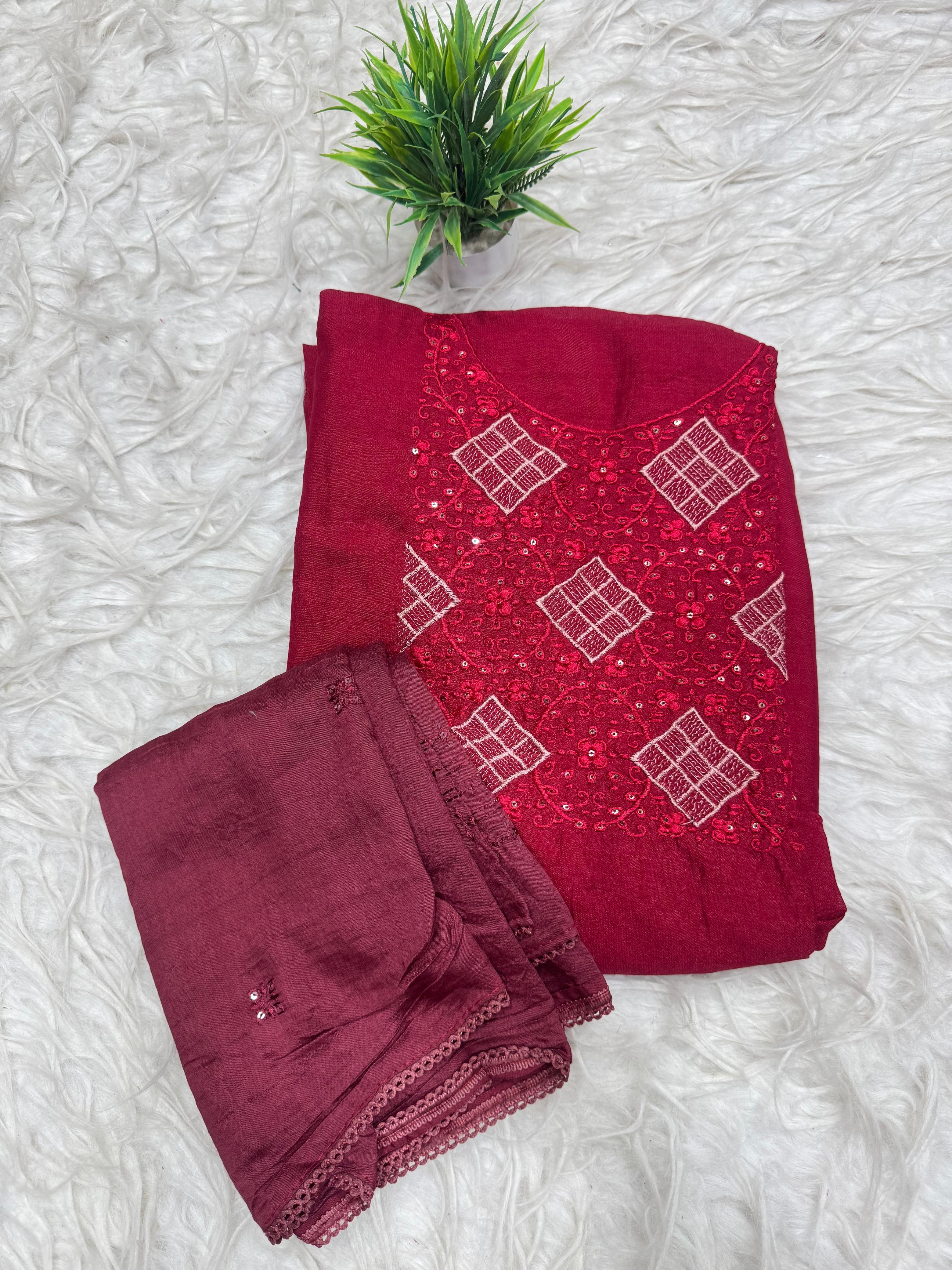 3 Piece Set Dress Material