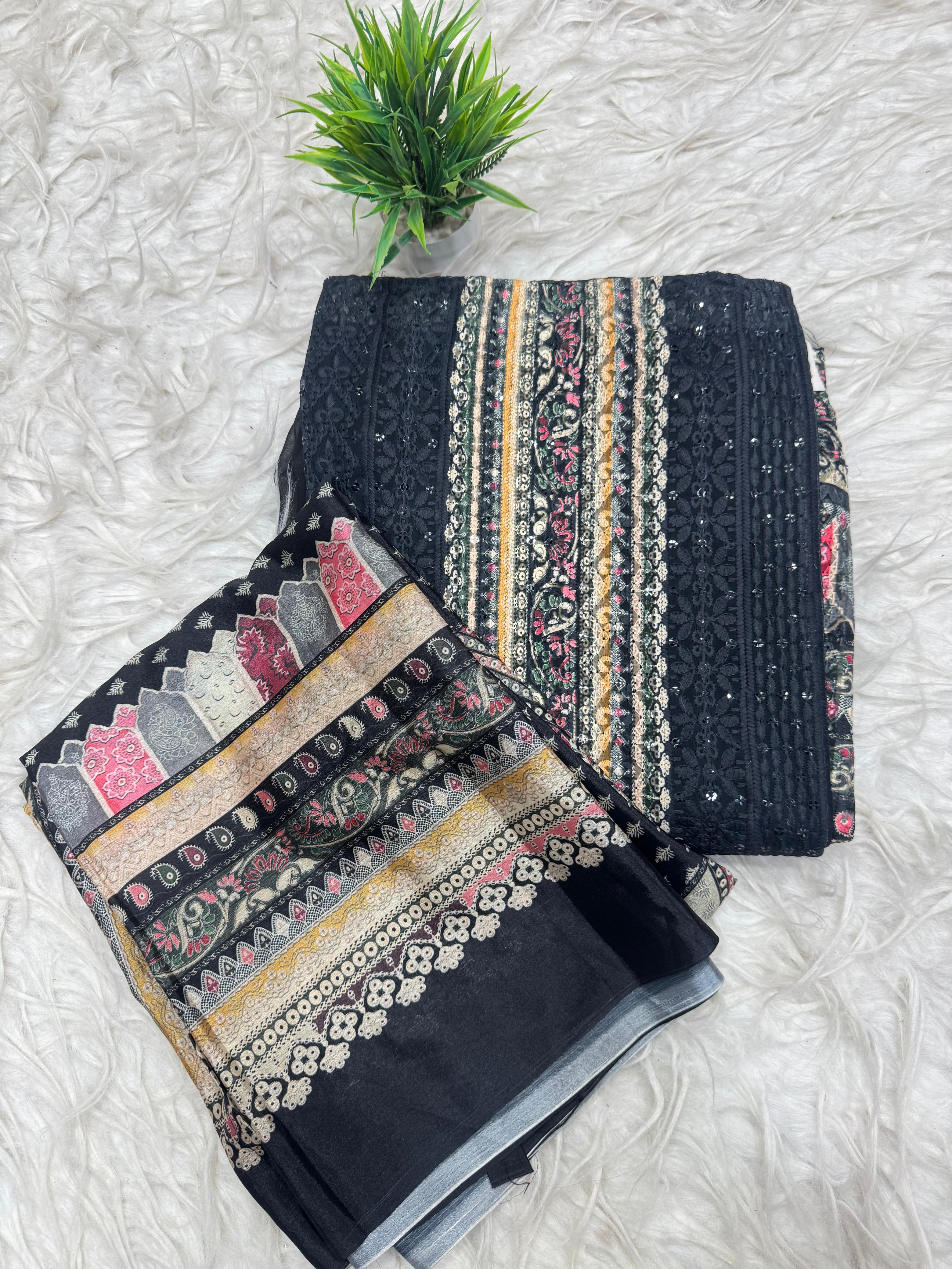 3 Piece Set Dress Material