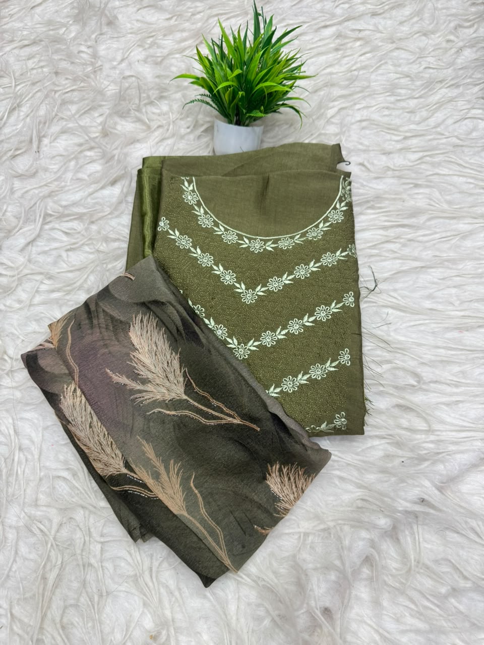 3 Piece Set Dress Material