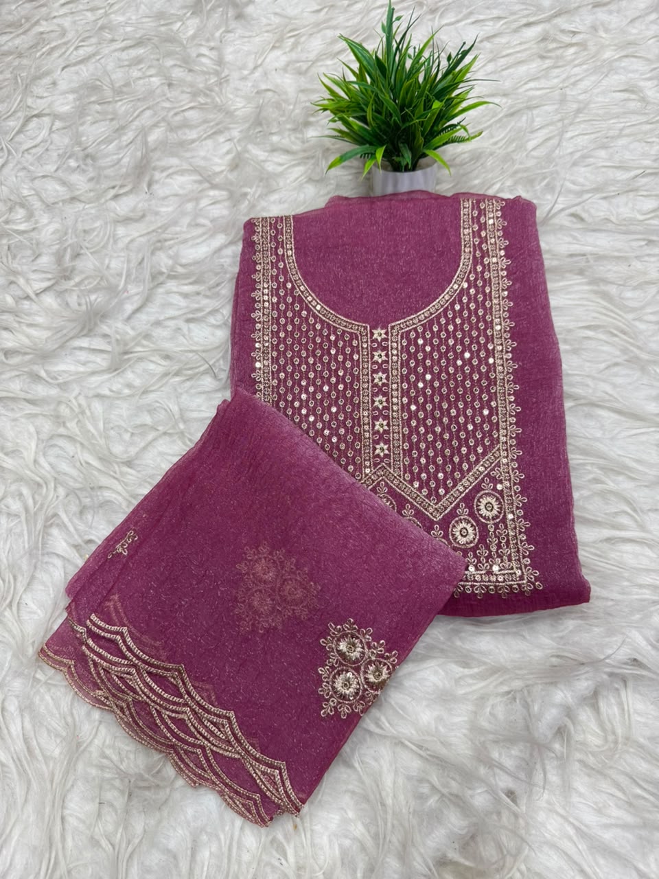 3 Piece Set Dress Material