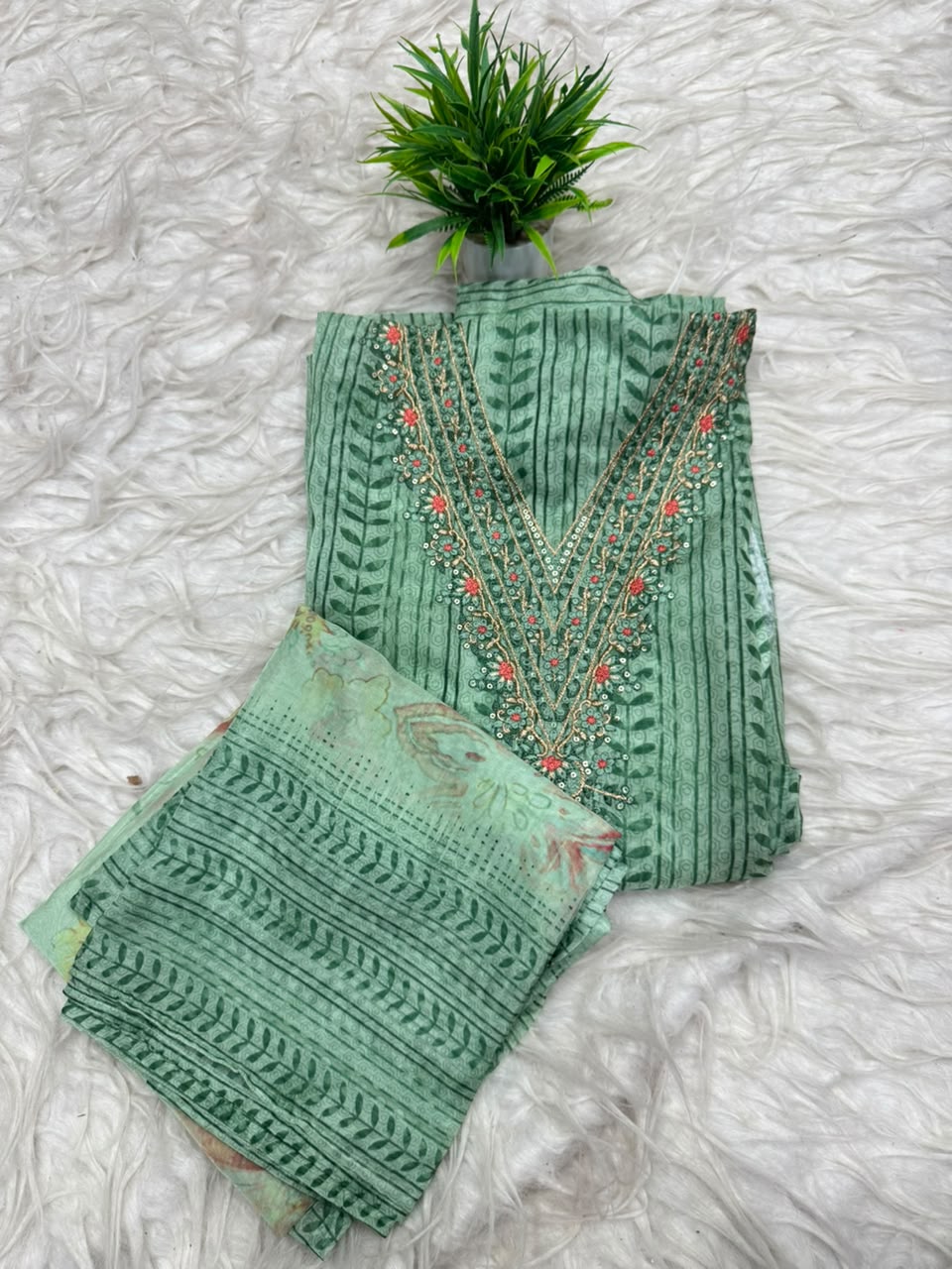 3 Piece Set Dress Material