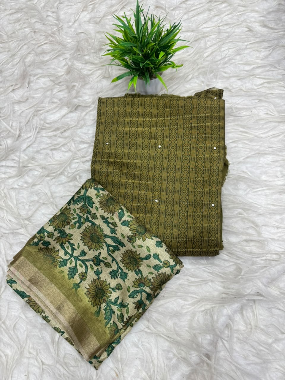 3 Piece Set Dress Material