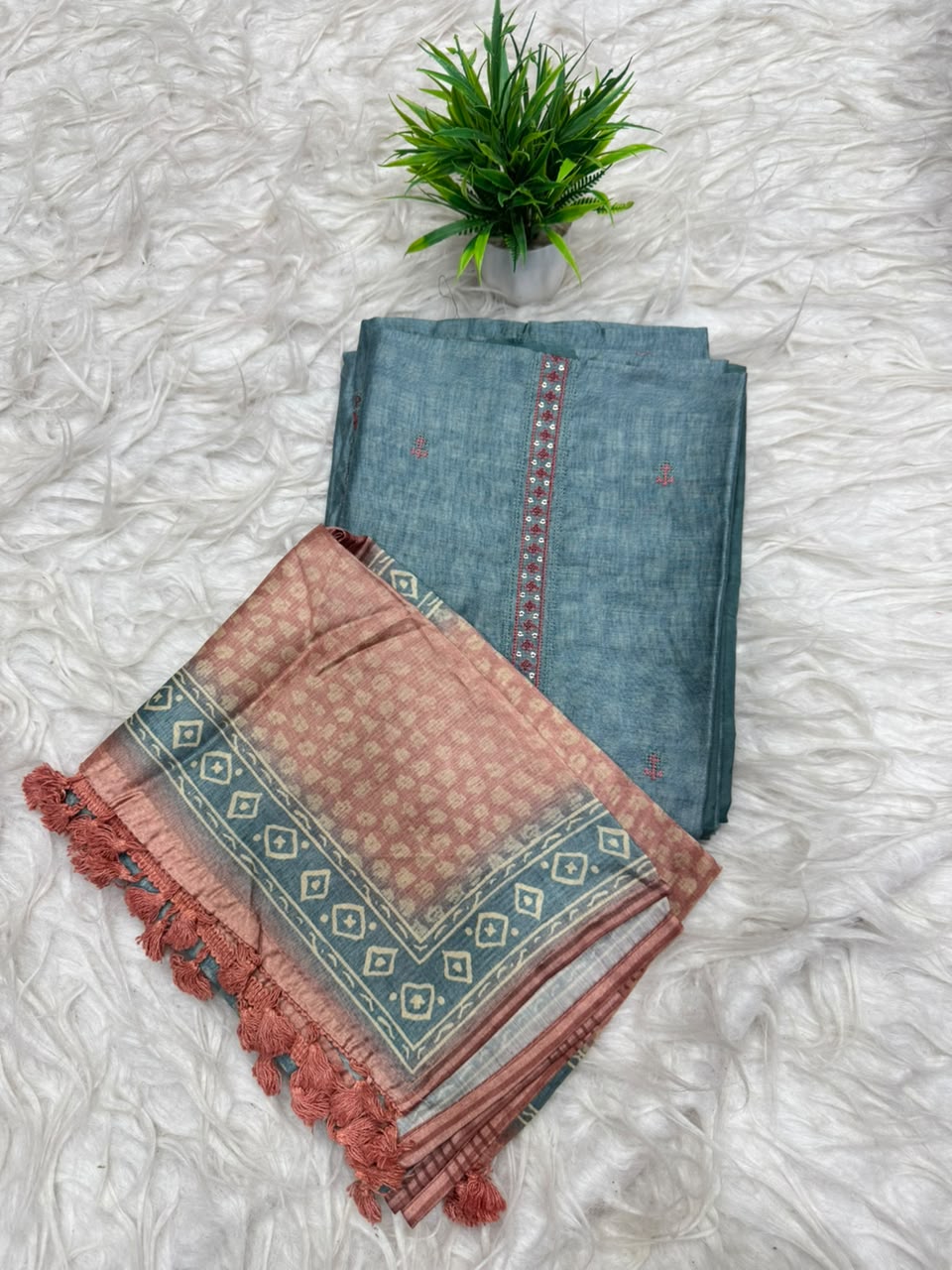 3 Piece Set Dress Material