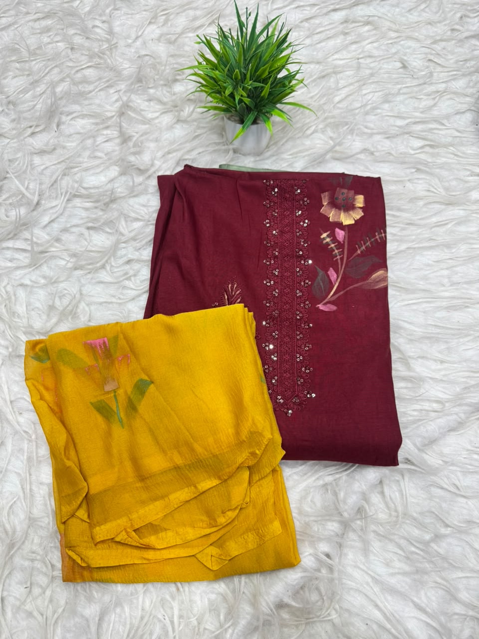 3 Piece Set Dress Material