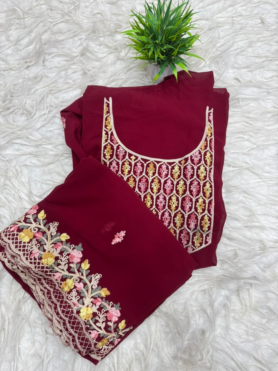 3 Piece Set Dress Material