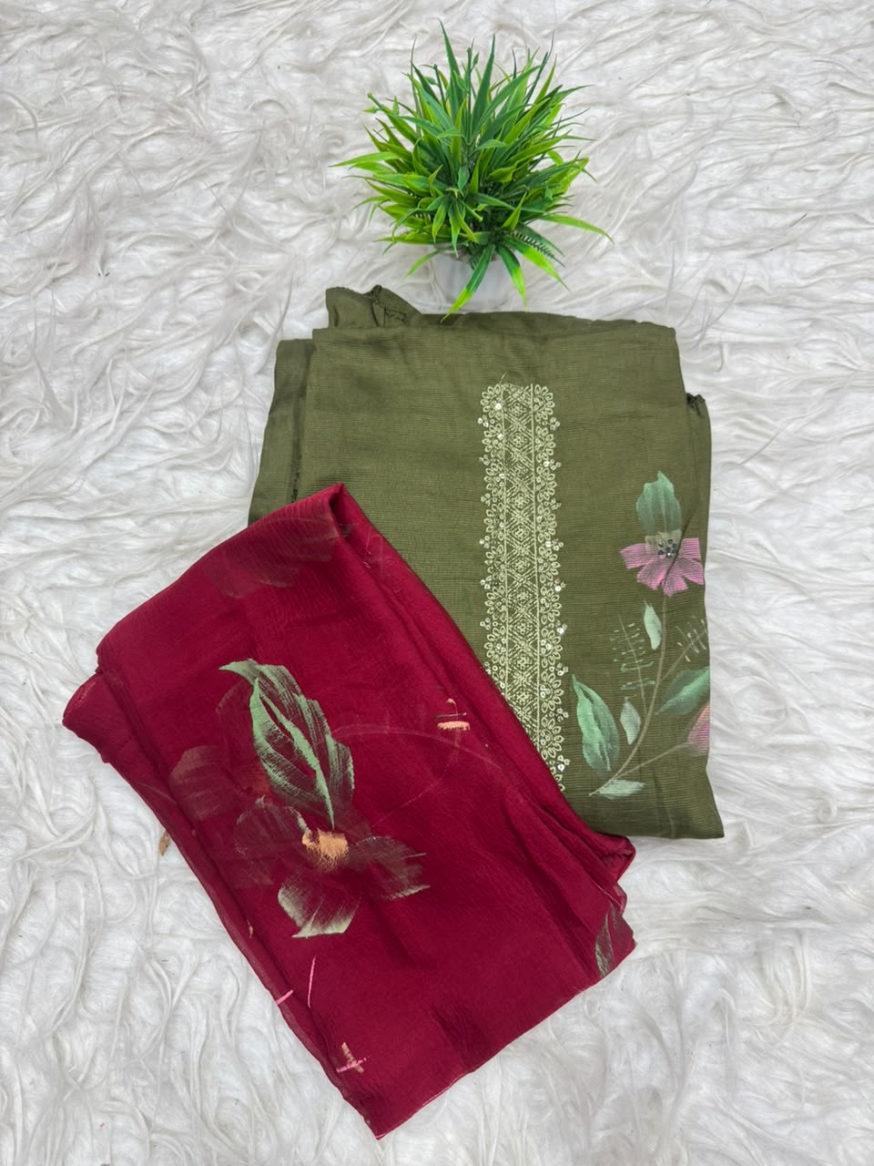 3 Piece Set Dress Material