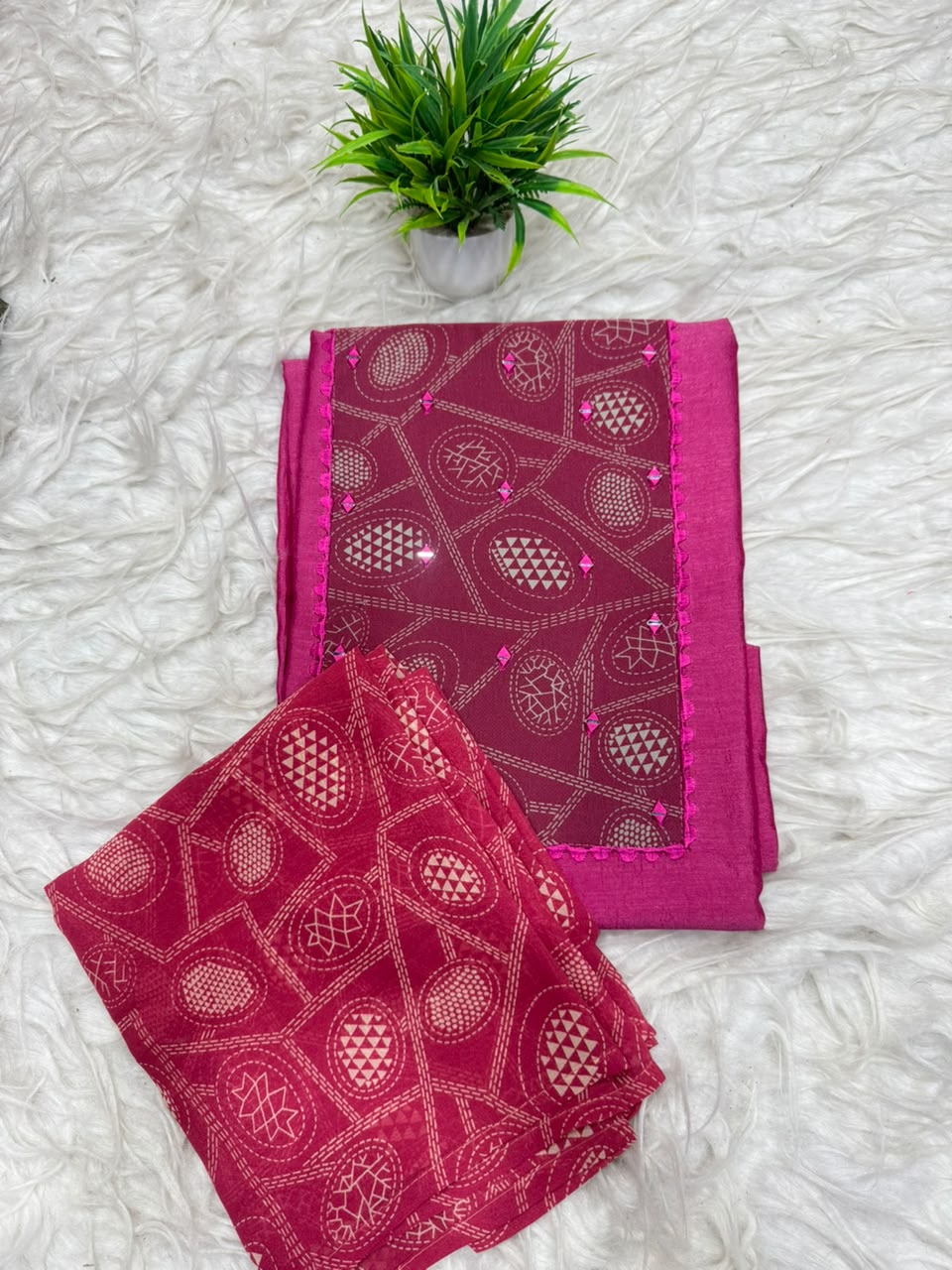 3 Piece Set Dress Material