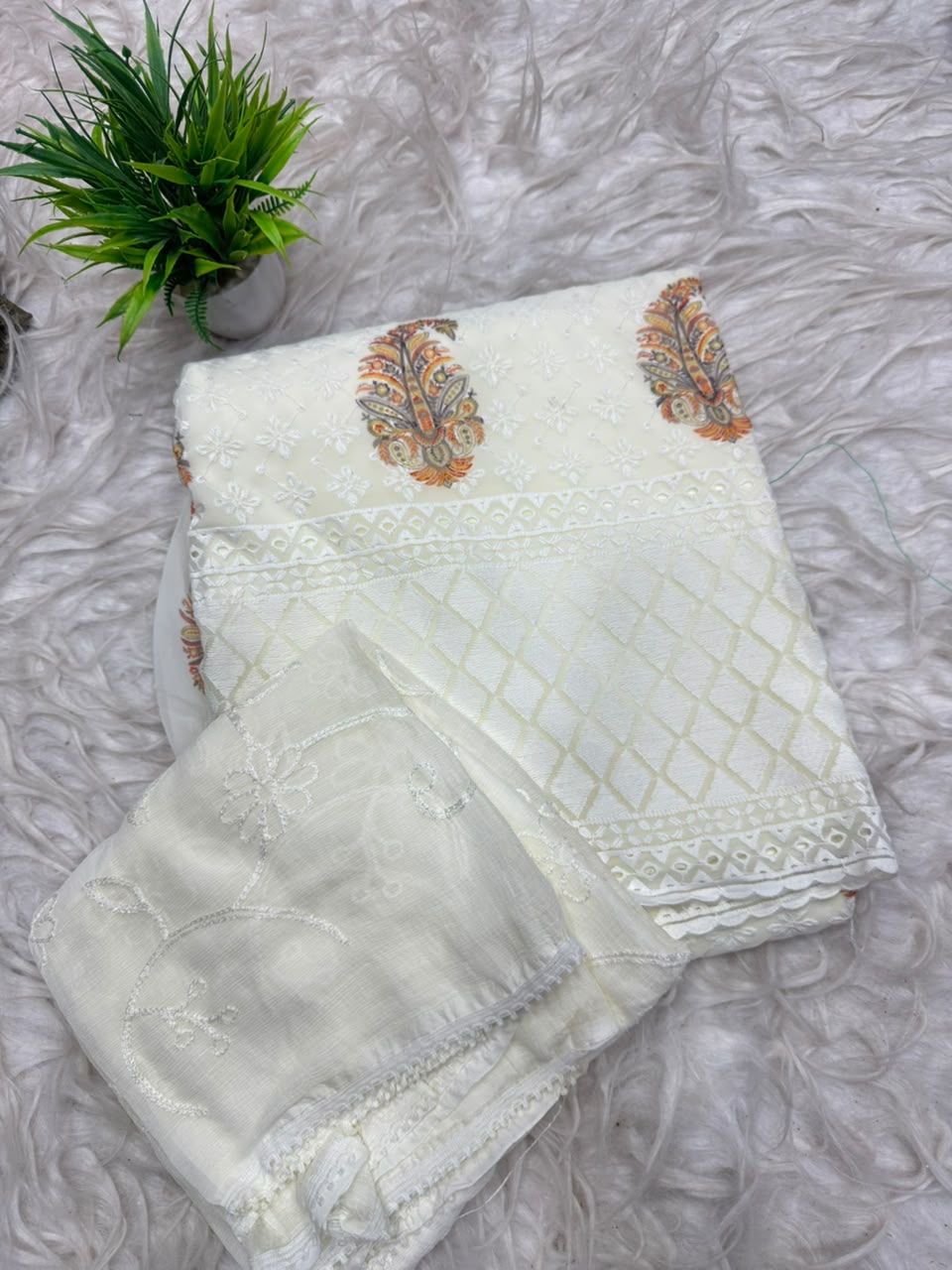 3 Piece Set Dress Material