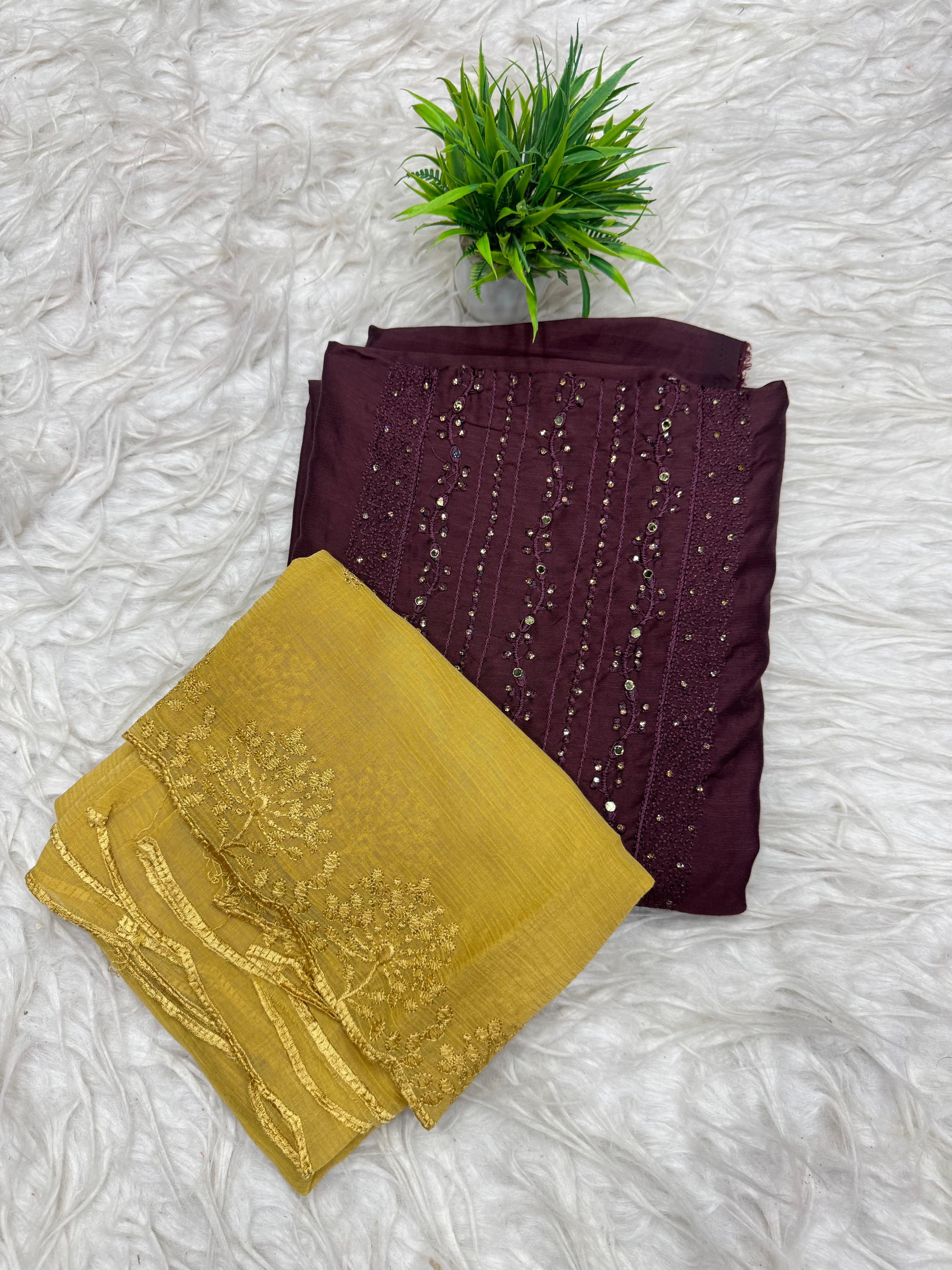 3 Piece Set Dress Material