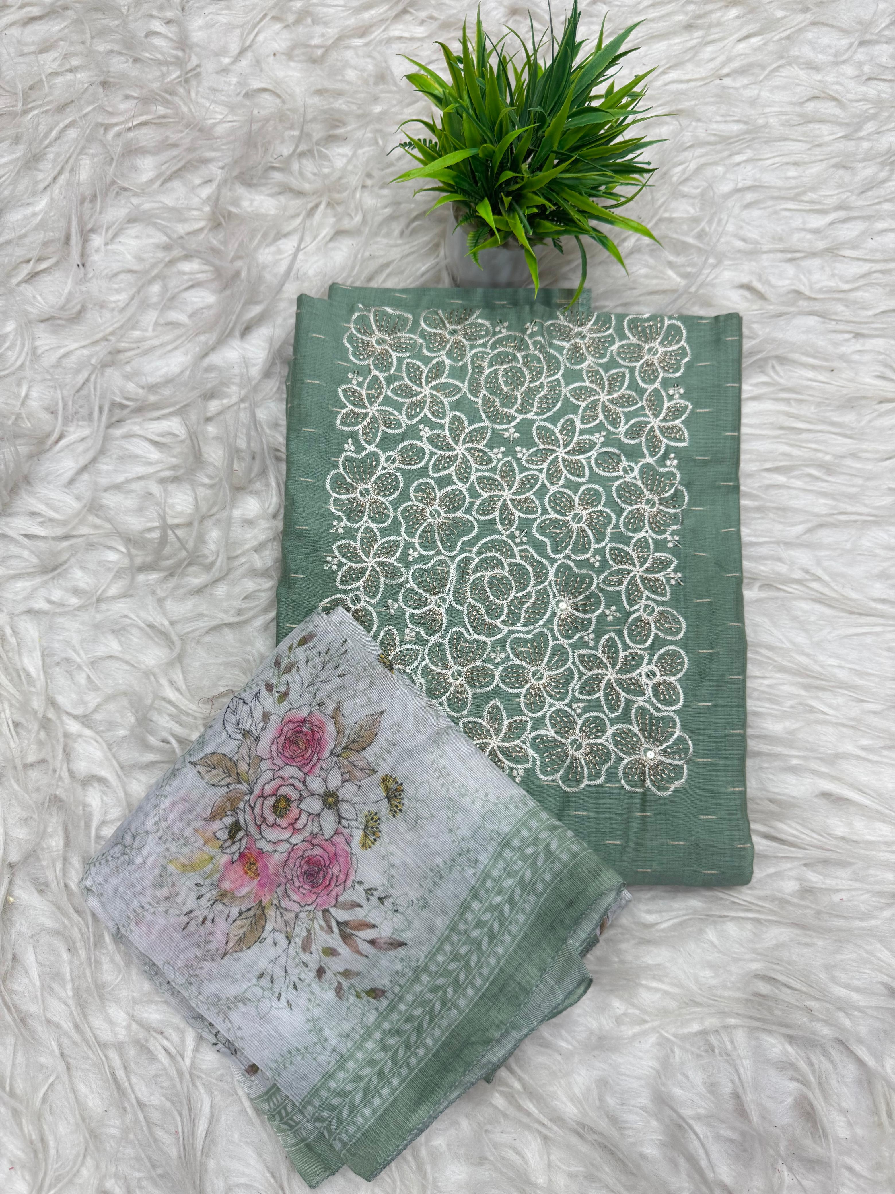 3 Piece Set Dress Material
