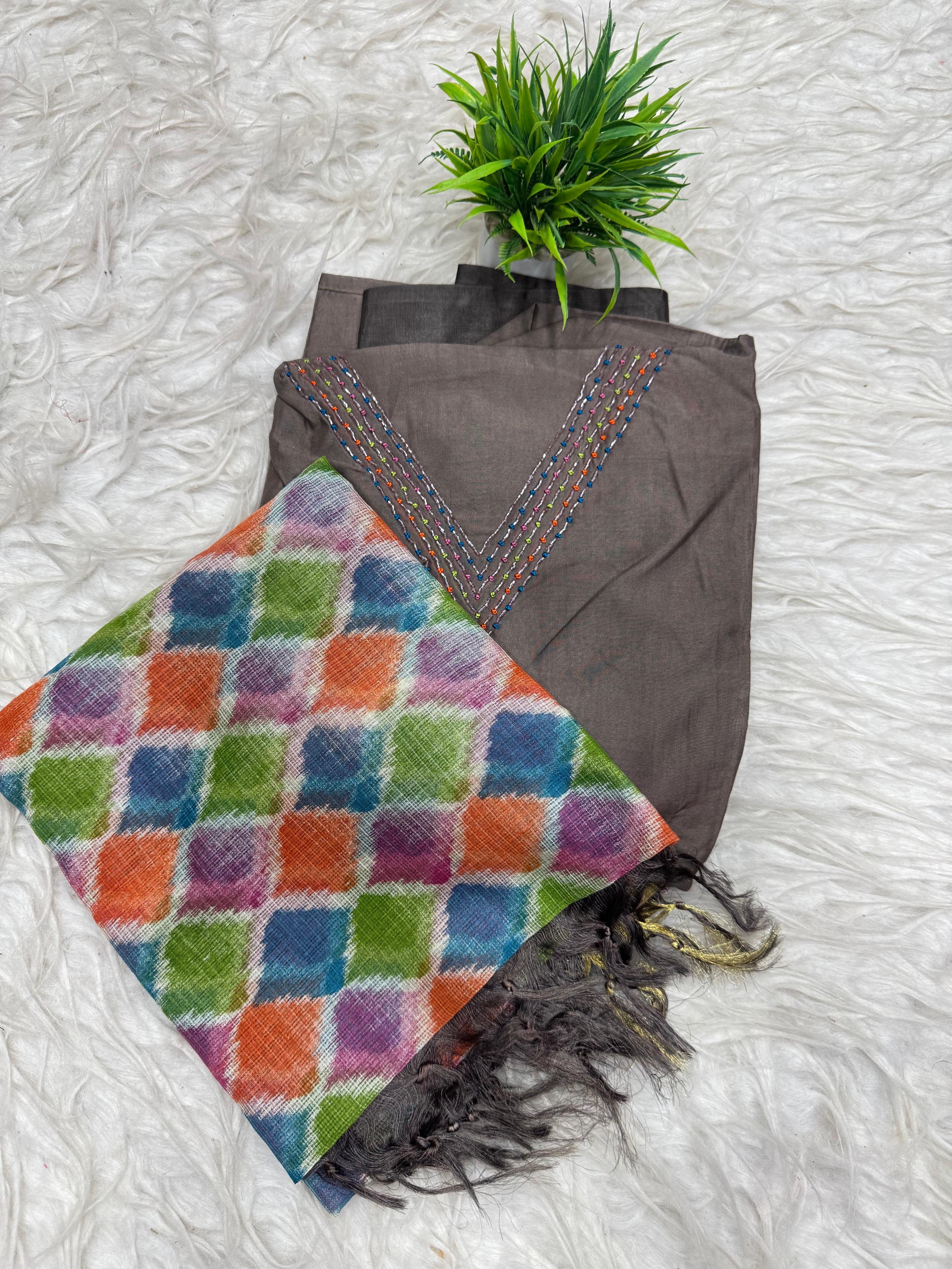 3 Piece Set Dress Material