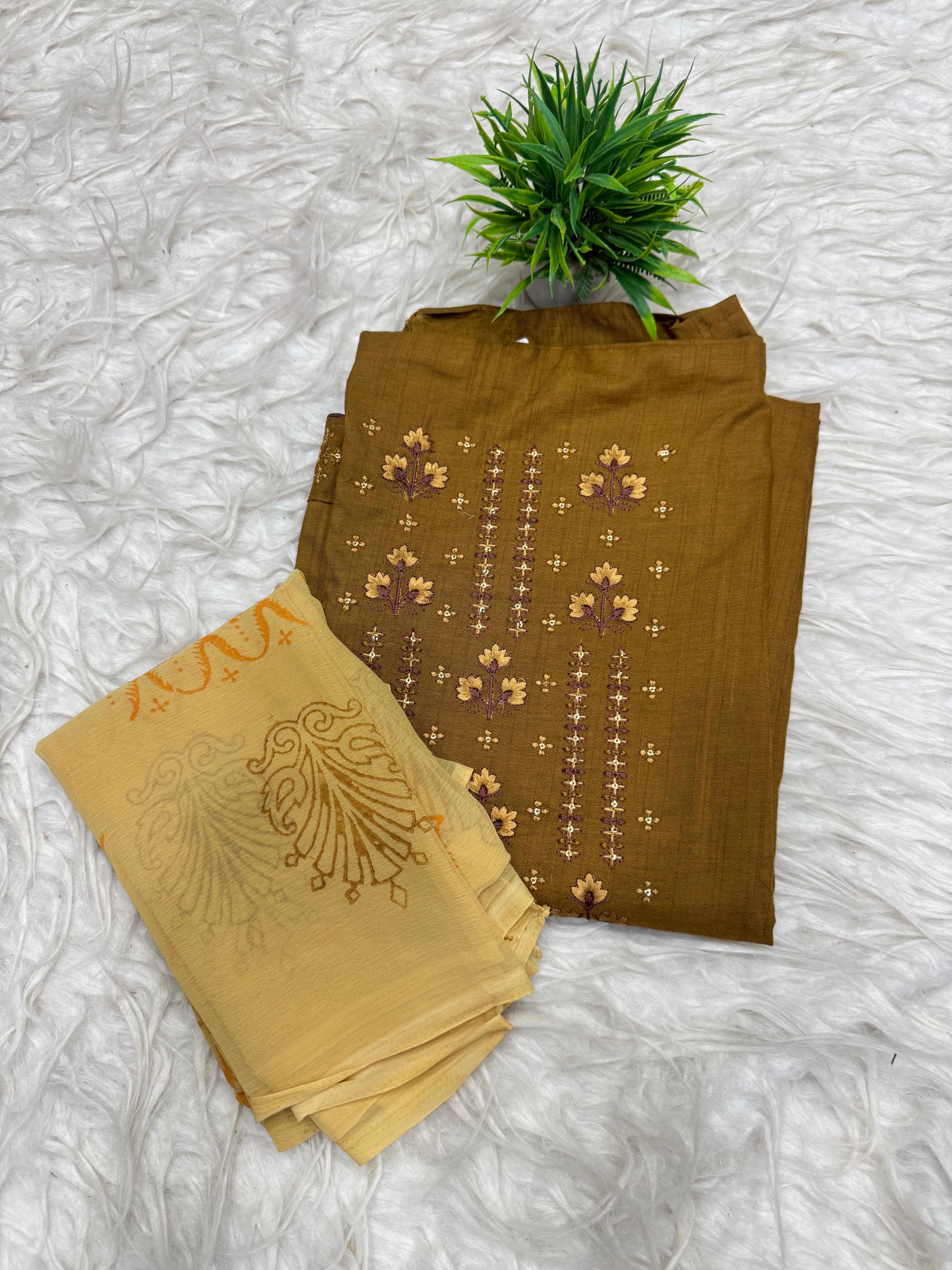 3 Piece Set Dress Material