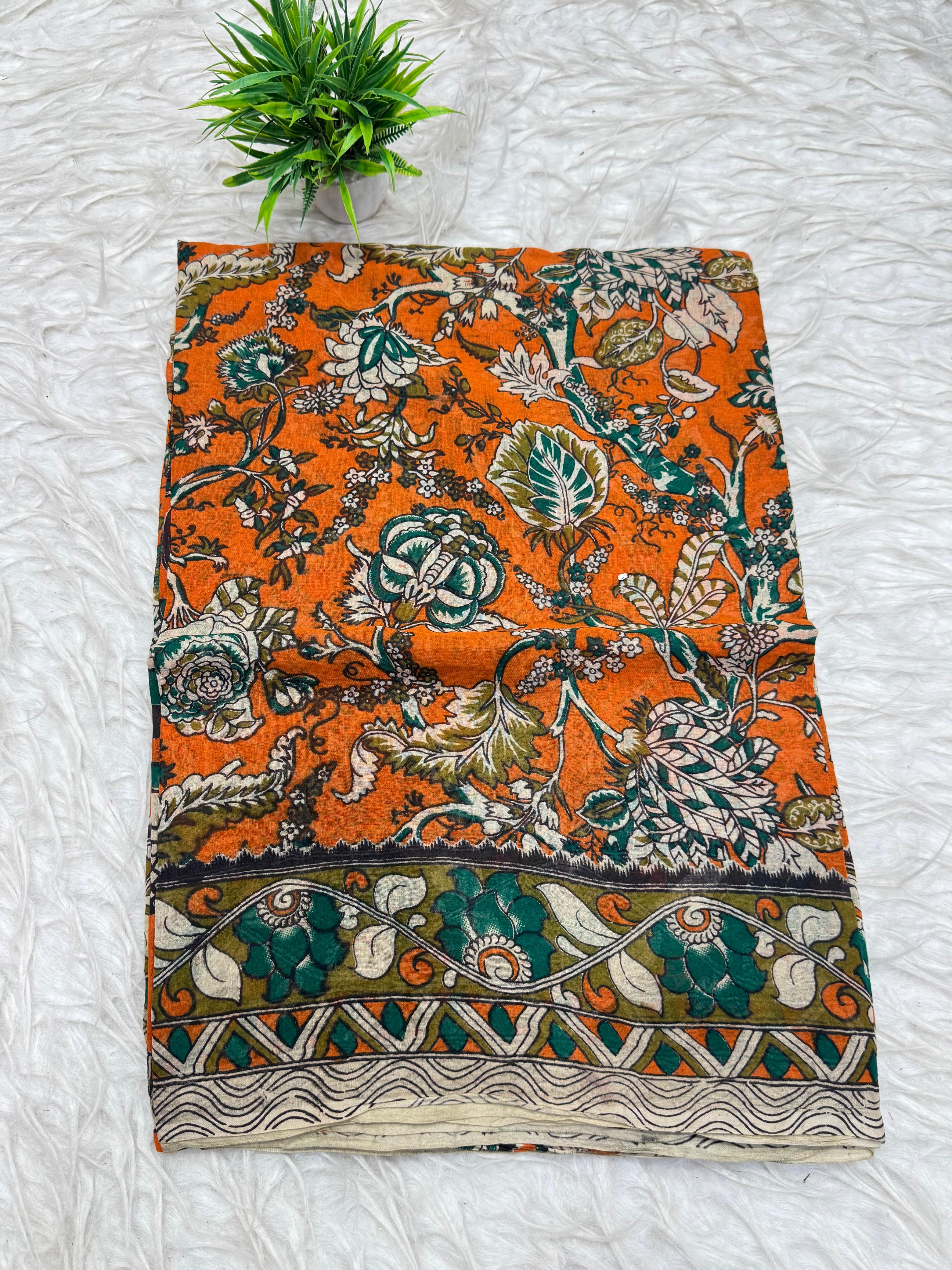 Kalamkari Saree