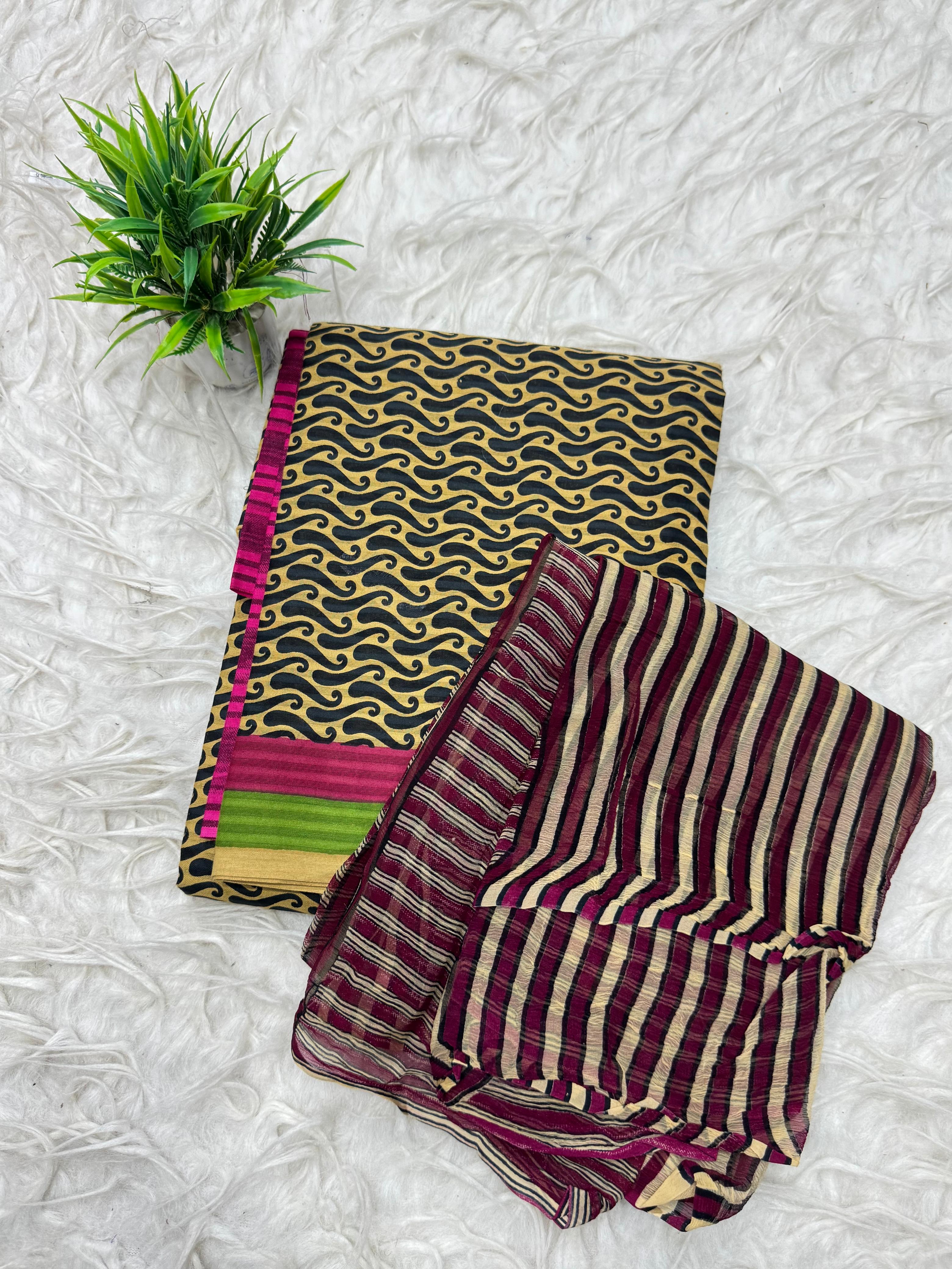 3Pc Set Dress Material