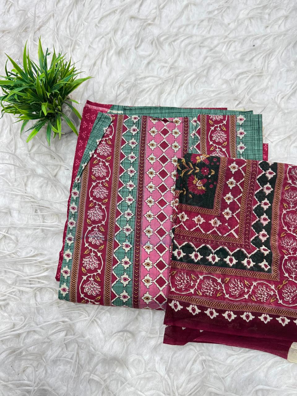 3Pc Set Dress Material