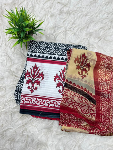 3Pc Set Dress Material