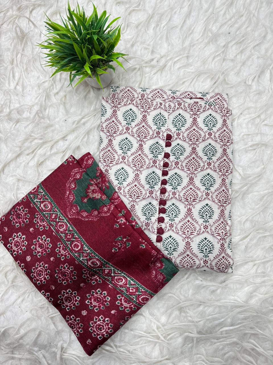 3Pc Set Dress Material