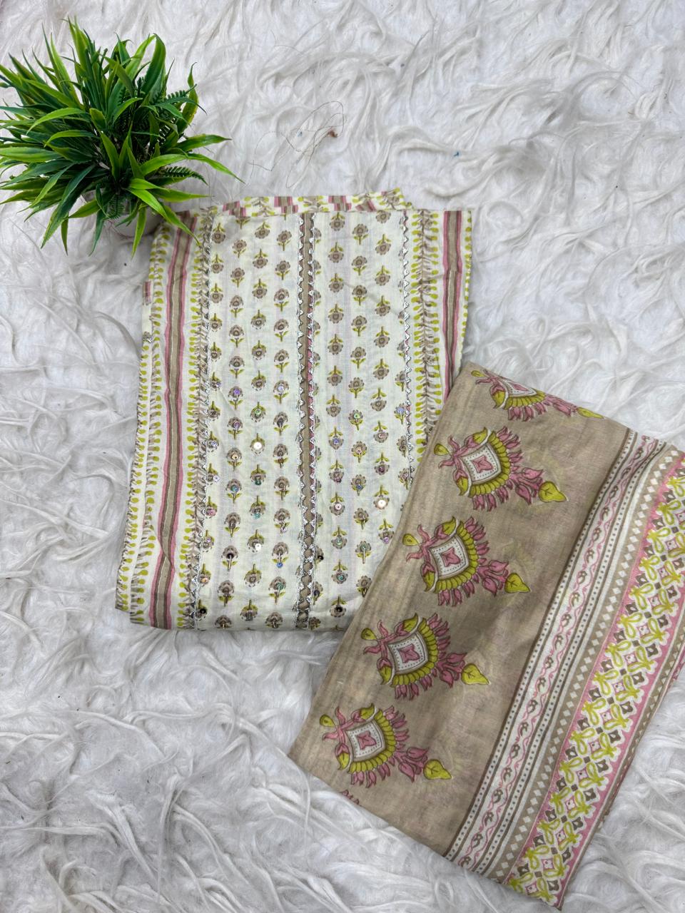 3Pc Set Dress Material
