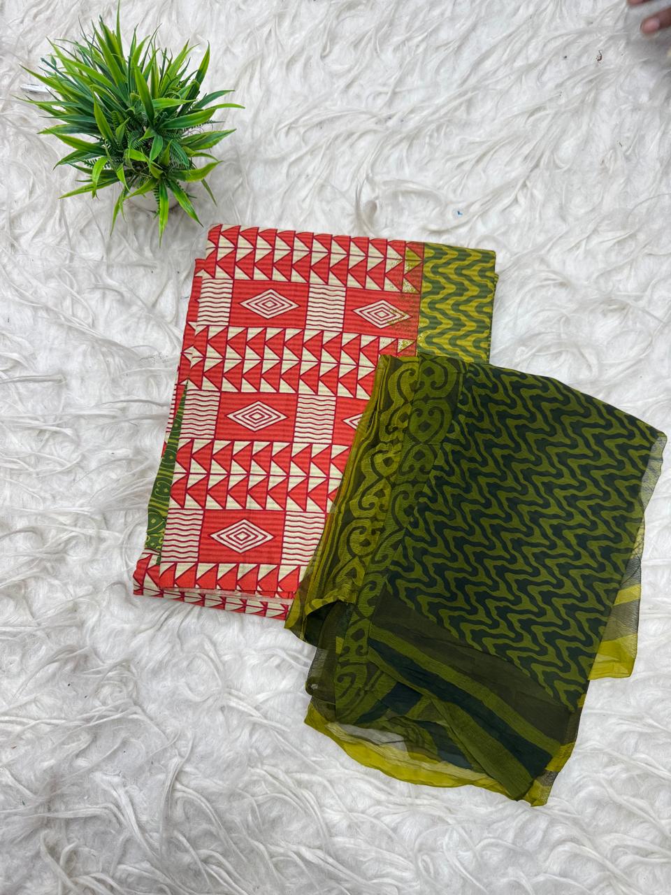 3Pc Set Dress Material